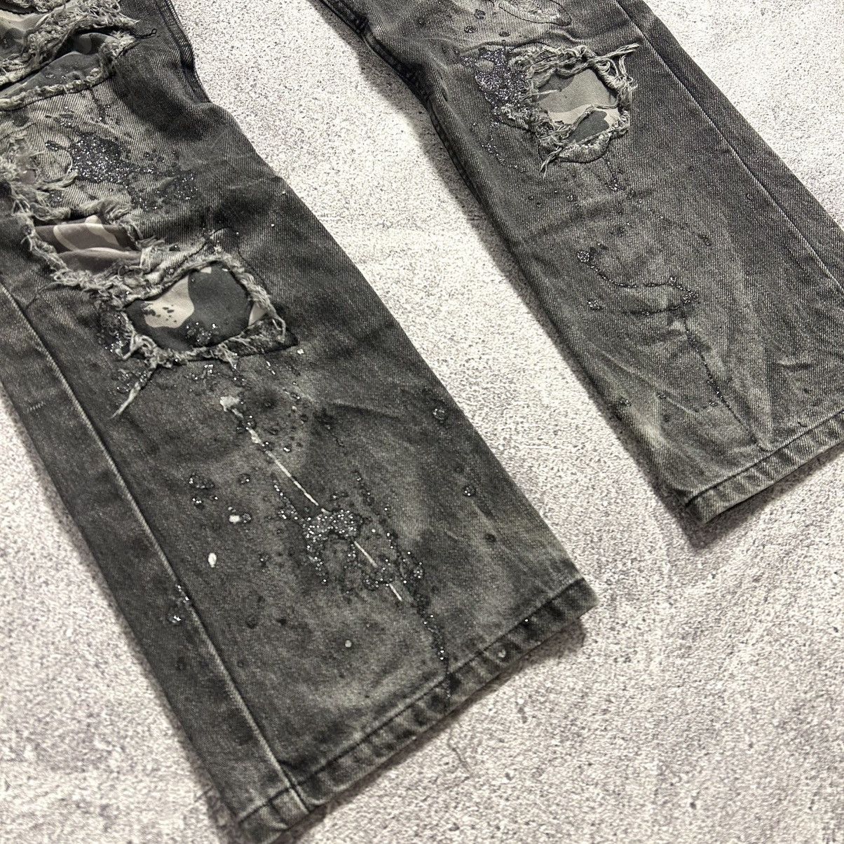 Japanese Brand Lagust Crazydistressed Denim Pants Size US 32 / EU 48 - 14 Thumbnail
