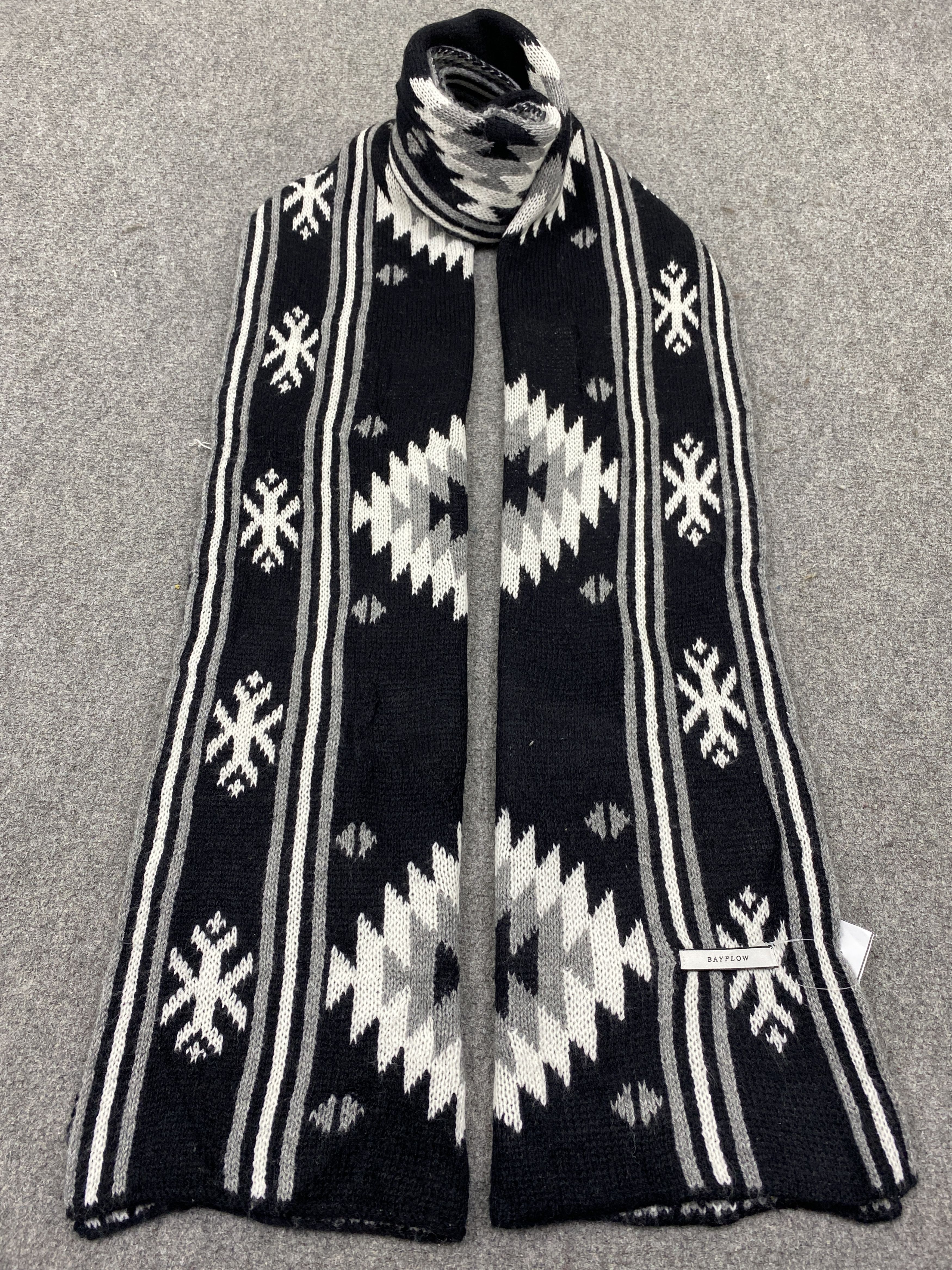Japanese Brand Bayflow Native Design Scarf / Muffler / Neckwear SC0266 Size ONE SIZE - 1 Thumbnail