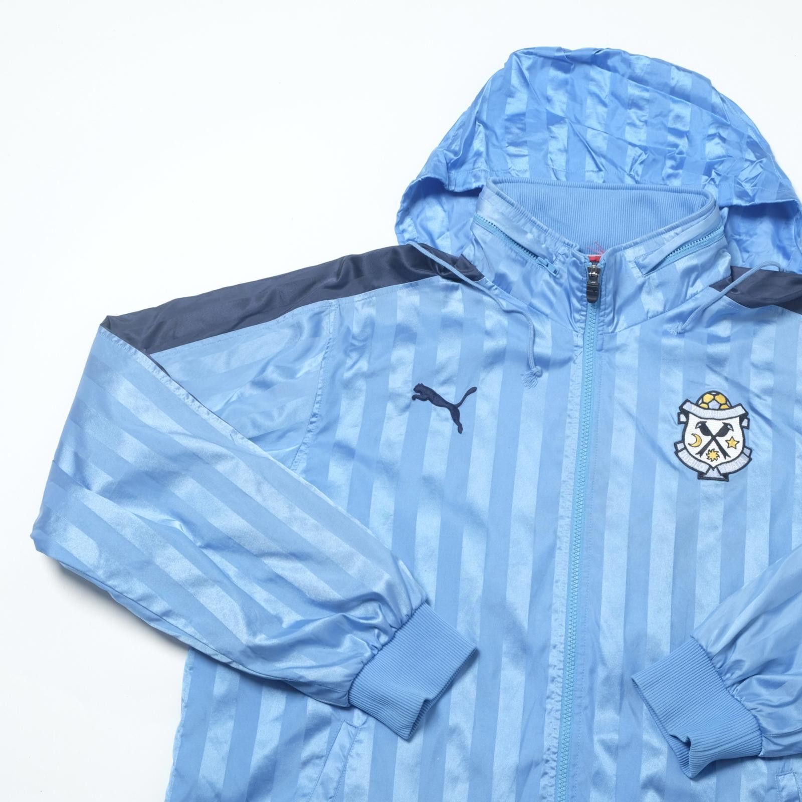 Puma 1990s Jubilo Iwata Football Jacket J-League Puma (L/XL) Size US L / EU 52-54 / 3 - 4 Thumbnail