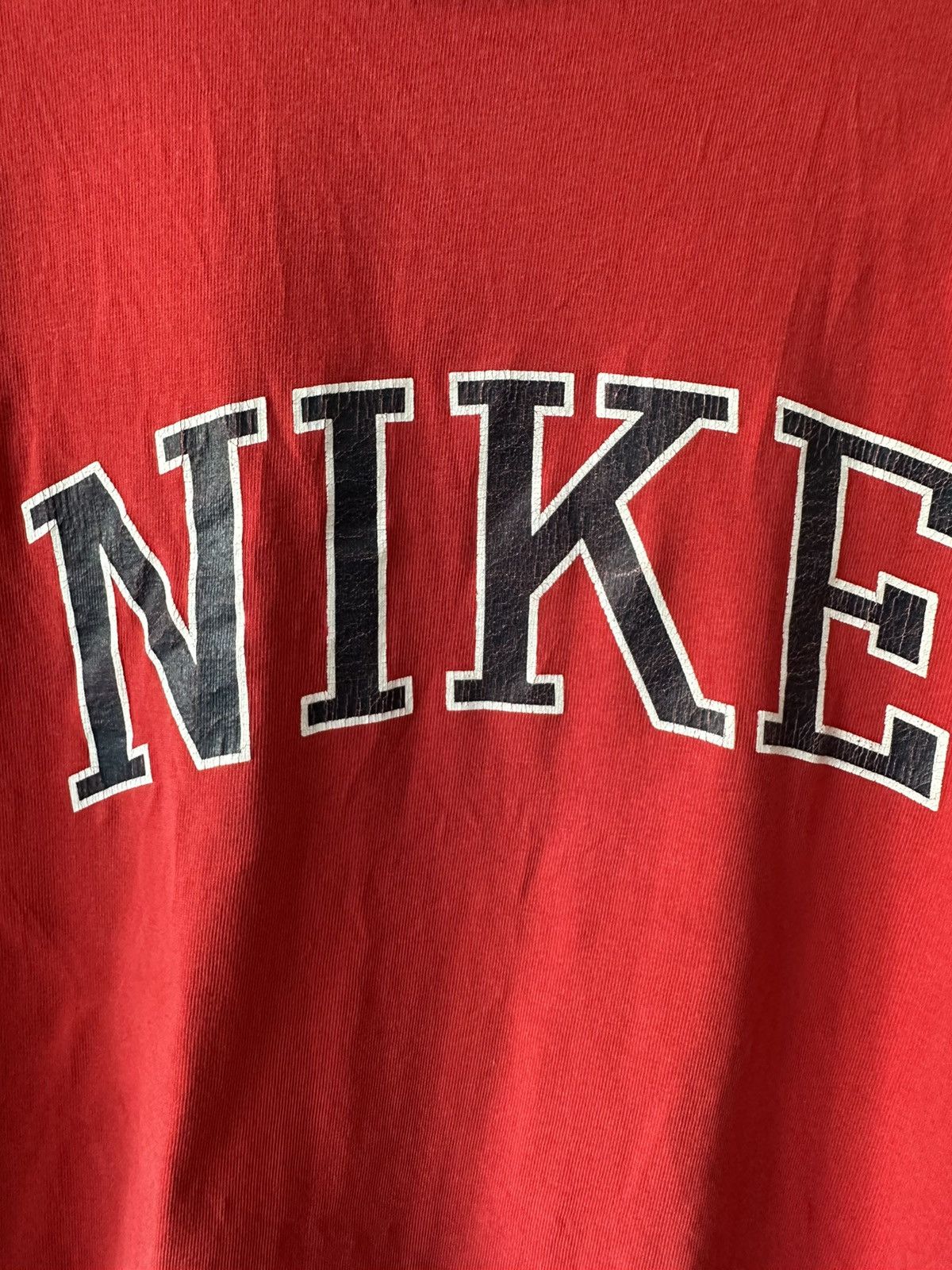 Nike 90’s NIKE vintage faded red t shirt big logo Size US M / EU 48-50 / 2 - 4 Thumbnail