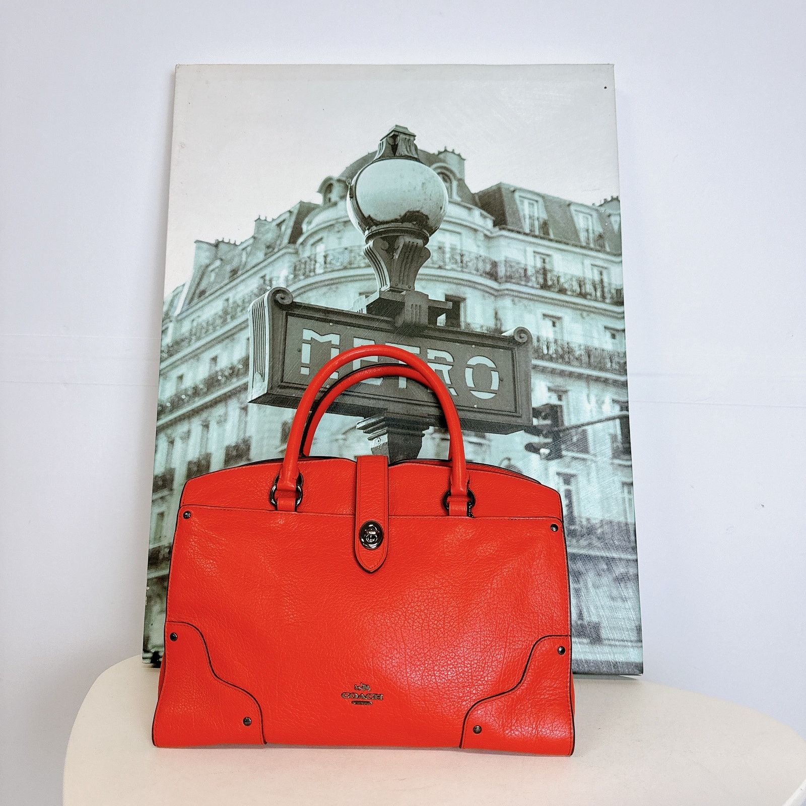 Coach Coach F37575 Mercer Satchel 30 IN Deep Cora Size ONE SIZE - 5 Thumbnail