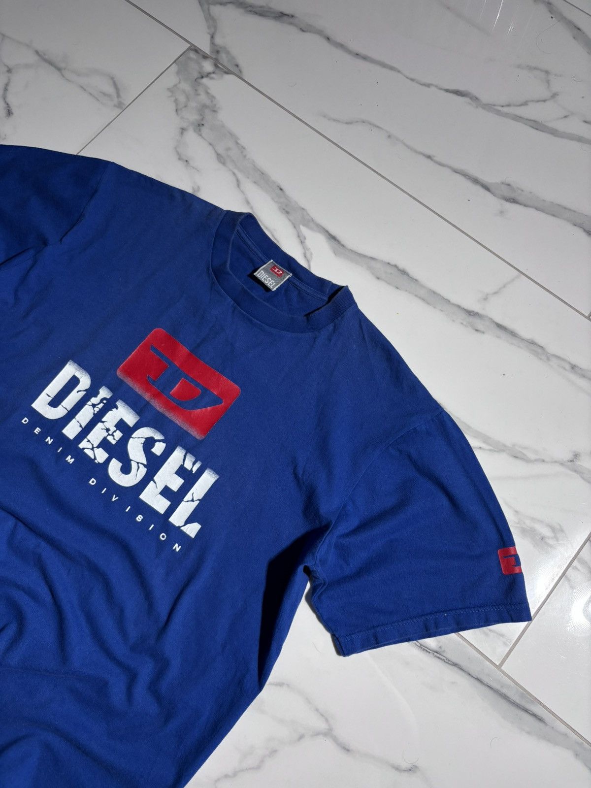 Diesel Y2K Diesel Vintage Tshirt Baggy Boxy Fit Big Logo Y2K Size US XL / EU 56 / 4 - 3 Thumbnail