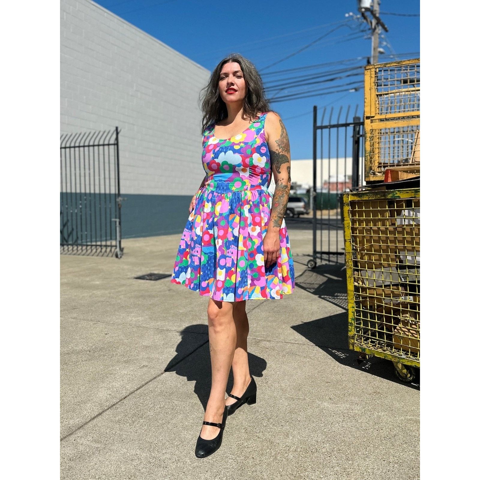 Other NOOWORKS Naomi Party Time Summer Daze Big Pocket Dress Size M / US 6-8 / IT 42-44 - 6 Thumbnail