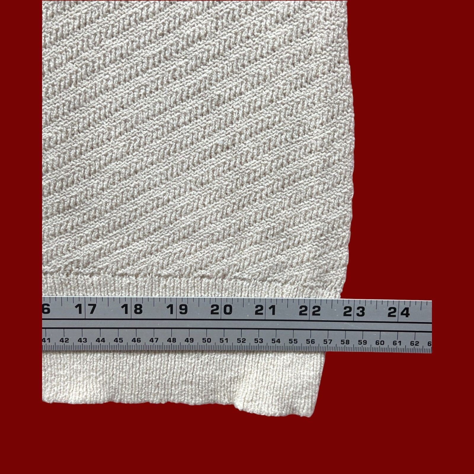 Other Knox Rose - Women's Crochet Pointelle Sweater With Short Puf Size XXL / US 16-18 / IT 52-54 - 7 Thumbnail