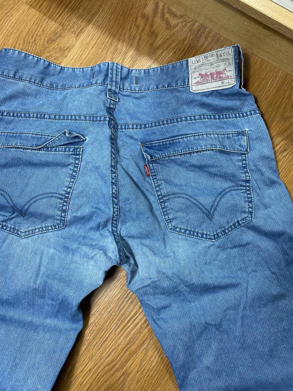 Japanese Brand × Levi's Crazy Crash Dirty Baggy Faded Jean Japan Avant Garde Style Size US 34 / EU 50 - 12 Thumbnail