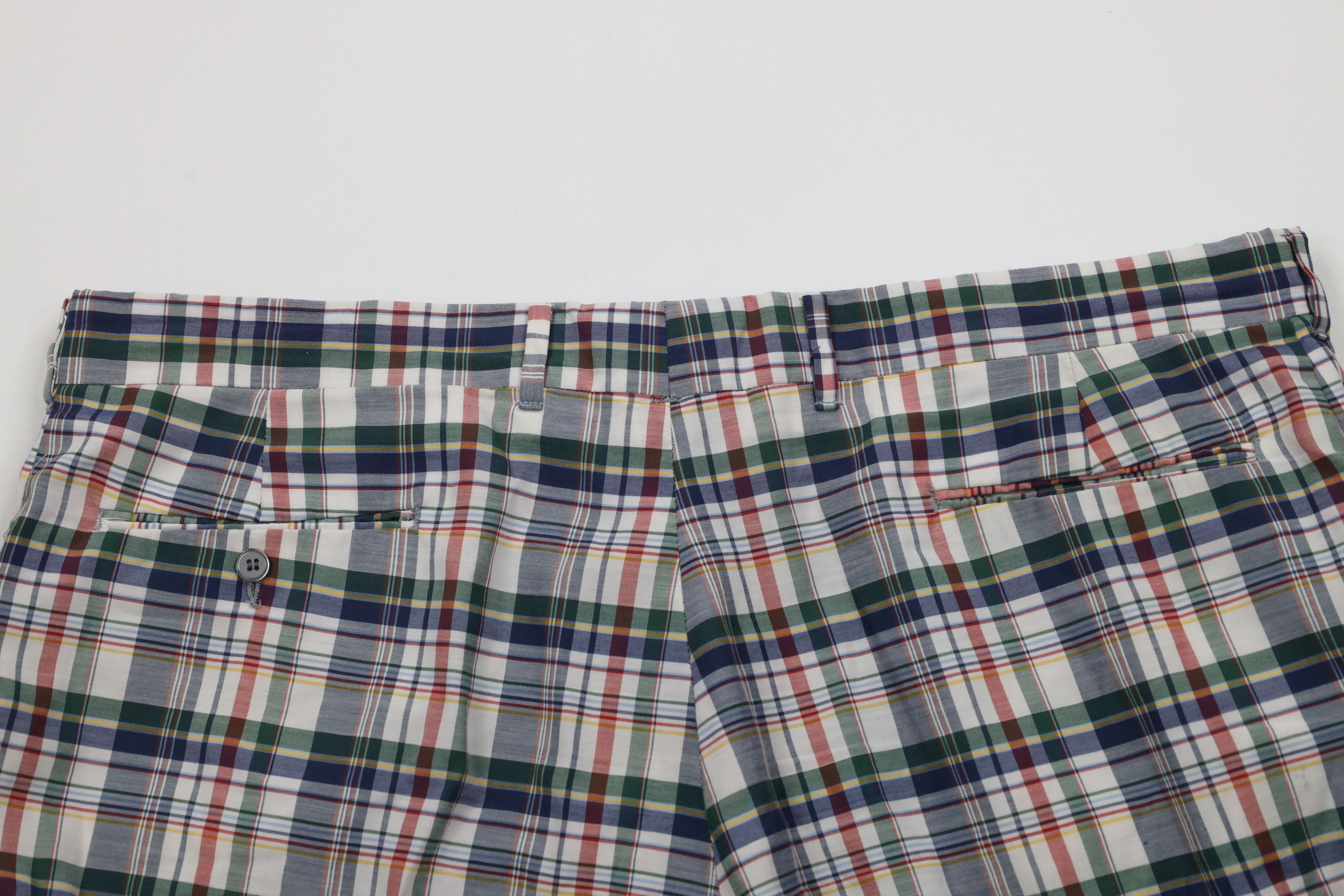 Vintage Vintage 90s Streetwear Plaid Above Knee Chino Shorts USA Size US 40 / EU 56 - 9 Thumbnail