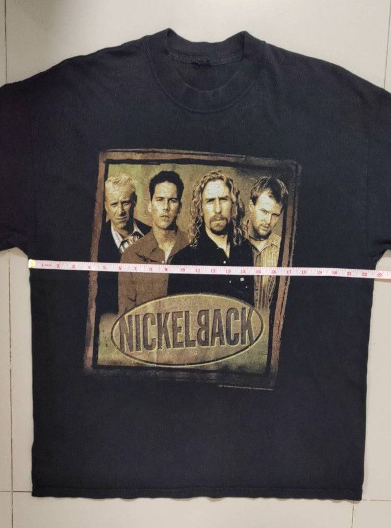 Band Tees × Vintage Y2K Nickelback Tour2001 T Shirt Size US XL / EU 56 / 4 - 5 Thumbnail