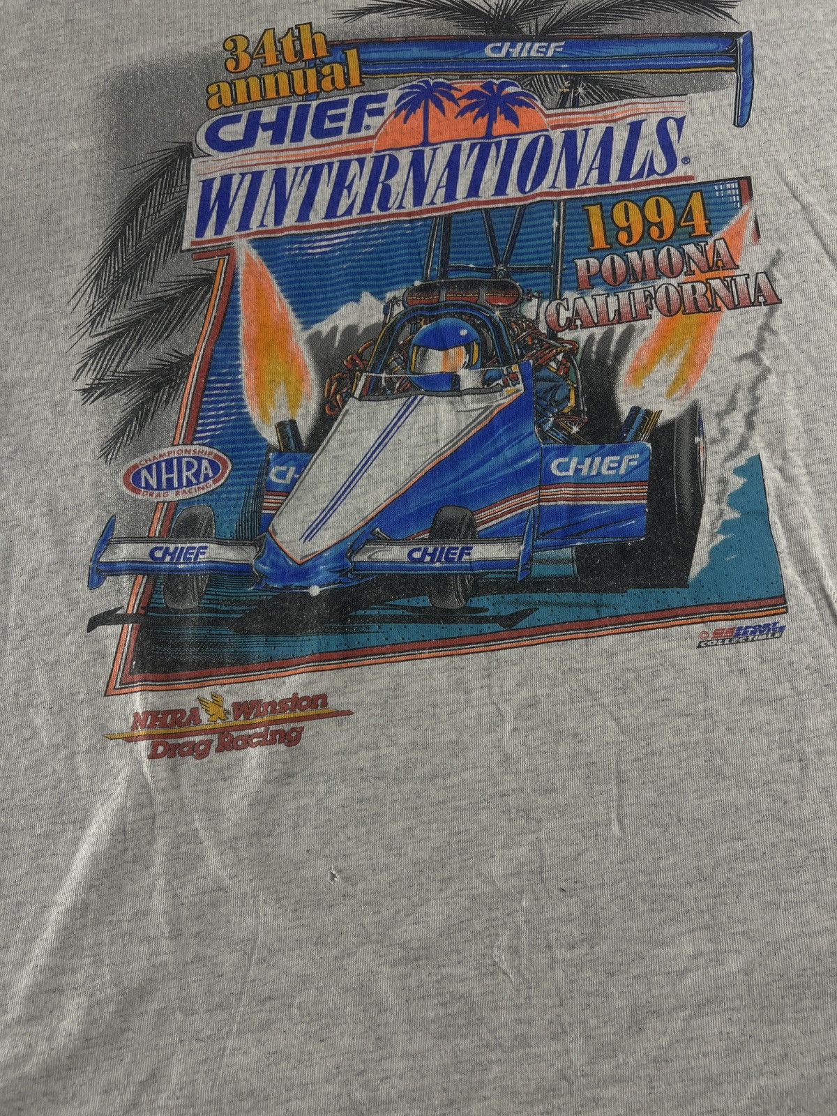 Vintage NHRA 34th Annual Chief Winston Cup Drag Racing 1994 Size US XXL / EU 58 / 5 - 2 Thumbnail