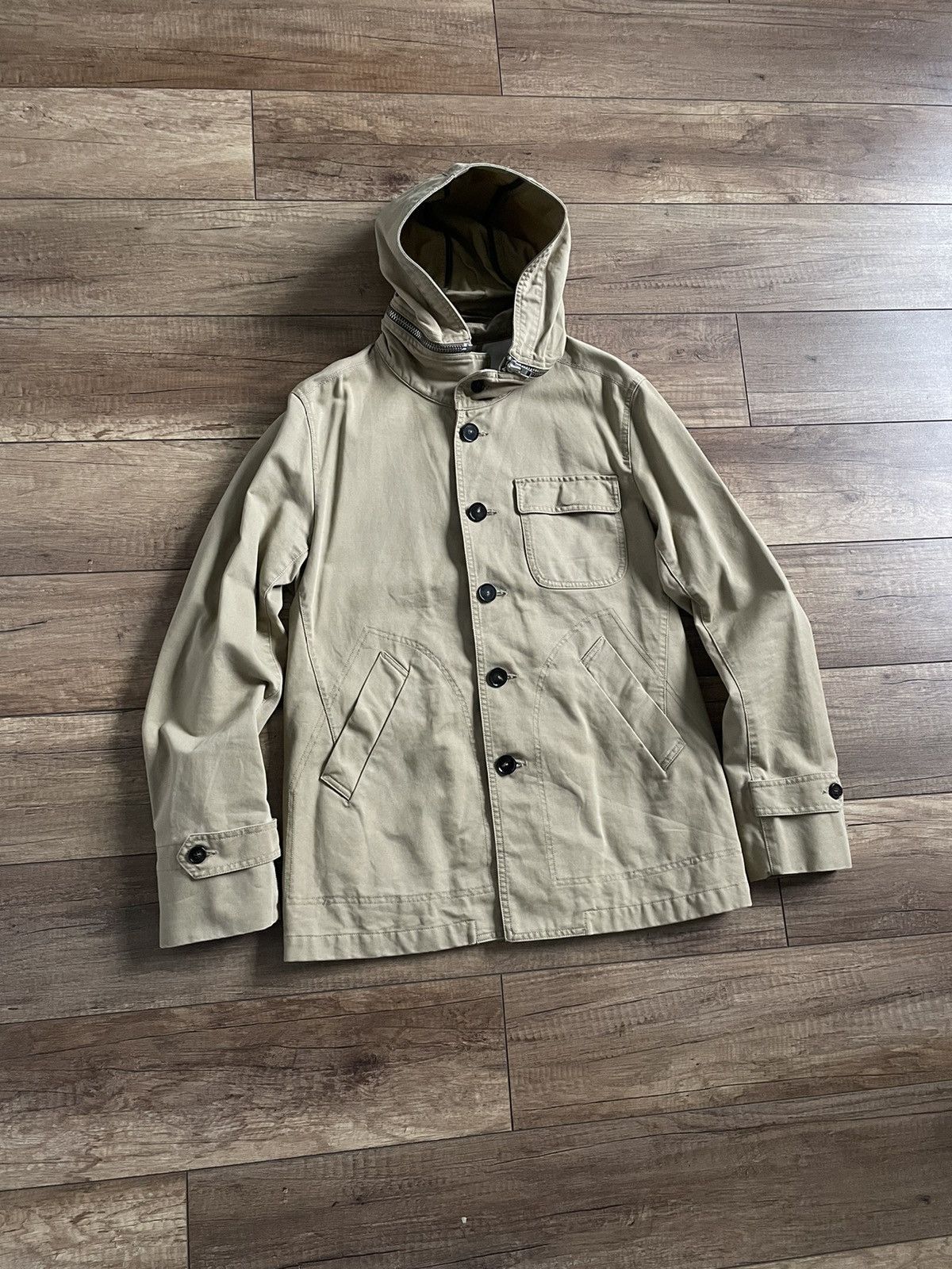 DEPARTMENT5 Department 5 Beige Sand Cotton Military Jacket Size US M / EU 48-50 / 2 - 1 Thumbnail