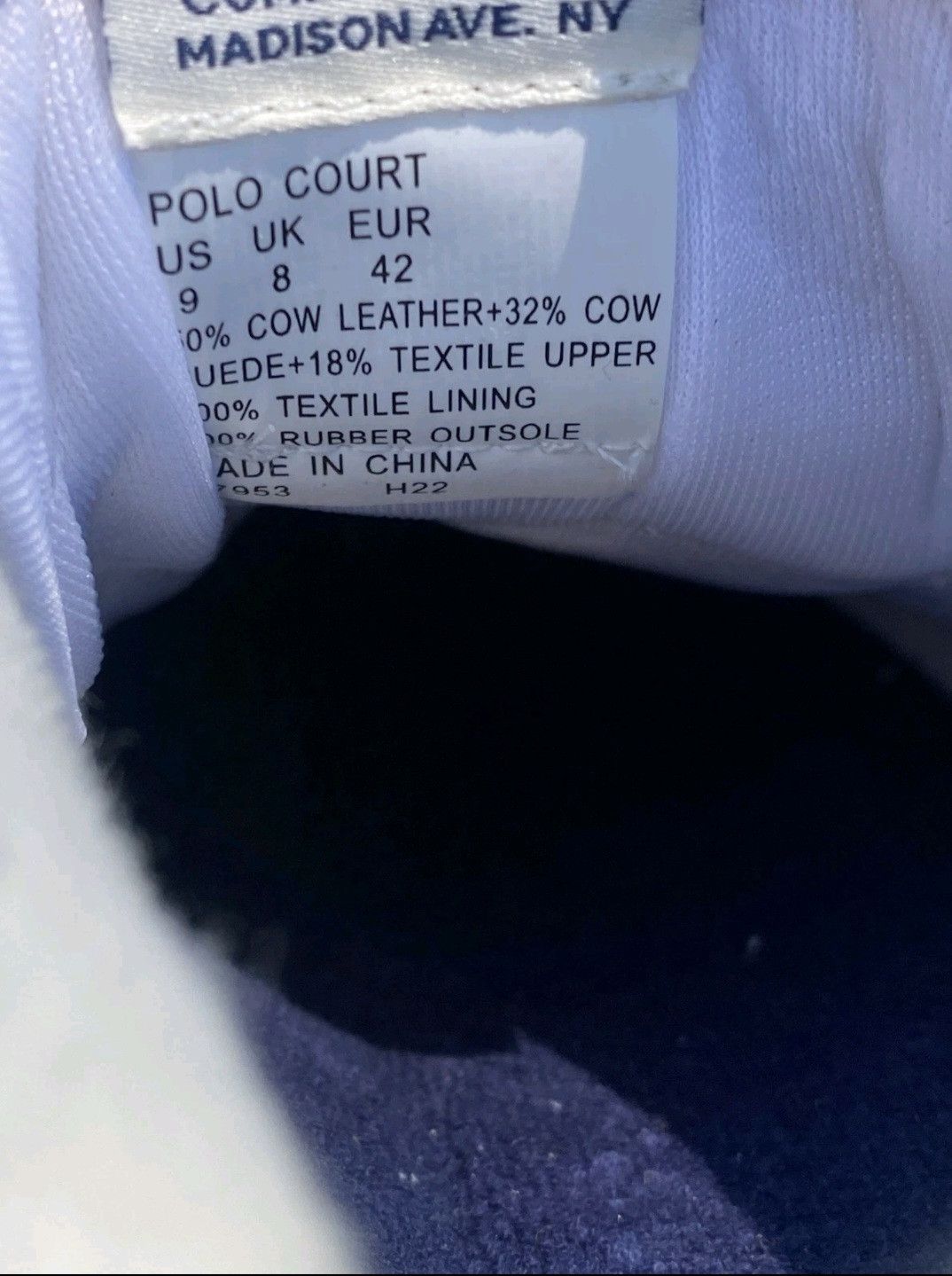 Ralph Lauren Ralph Lauren Polo Court Sneakers White Navy Red Retro 002 Size US 9 / EU 42 - 9 Thumbnail