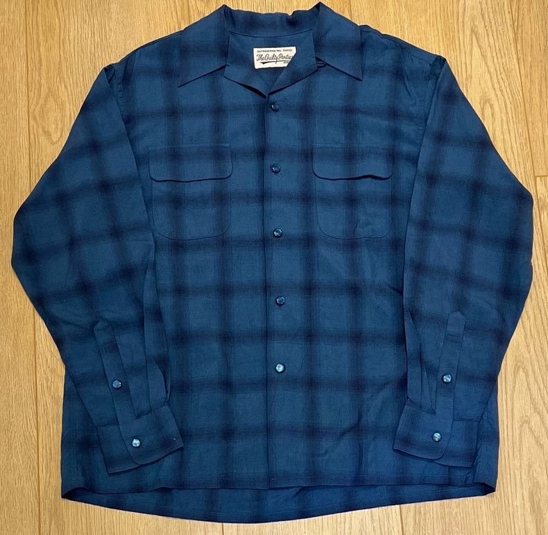 Wacko Maria wacko maria Striped color-blocked long-sleeved shirt Size US M / EU 48-50 / 2 - 1 Thumbnail