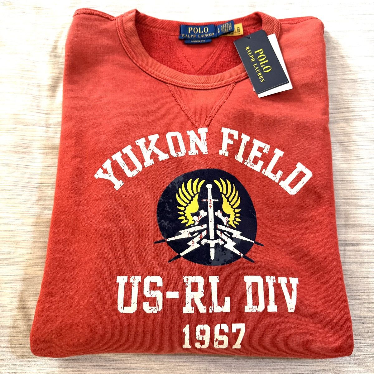 Polo by Ralph Lauren Yukon Field Vintage Style Sweatshirt