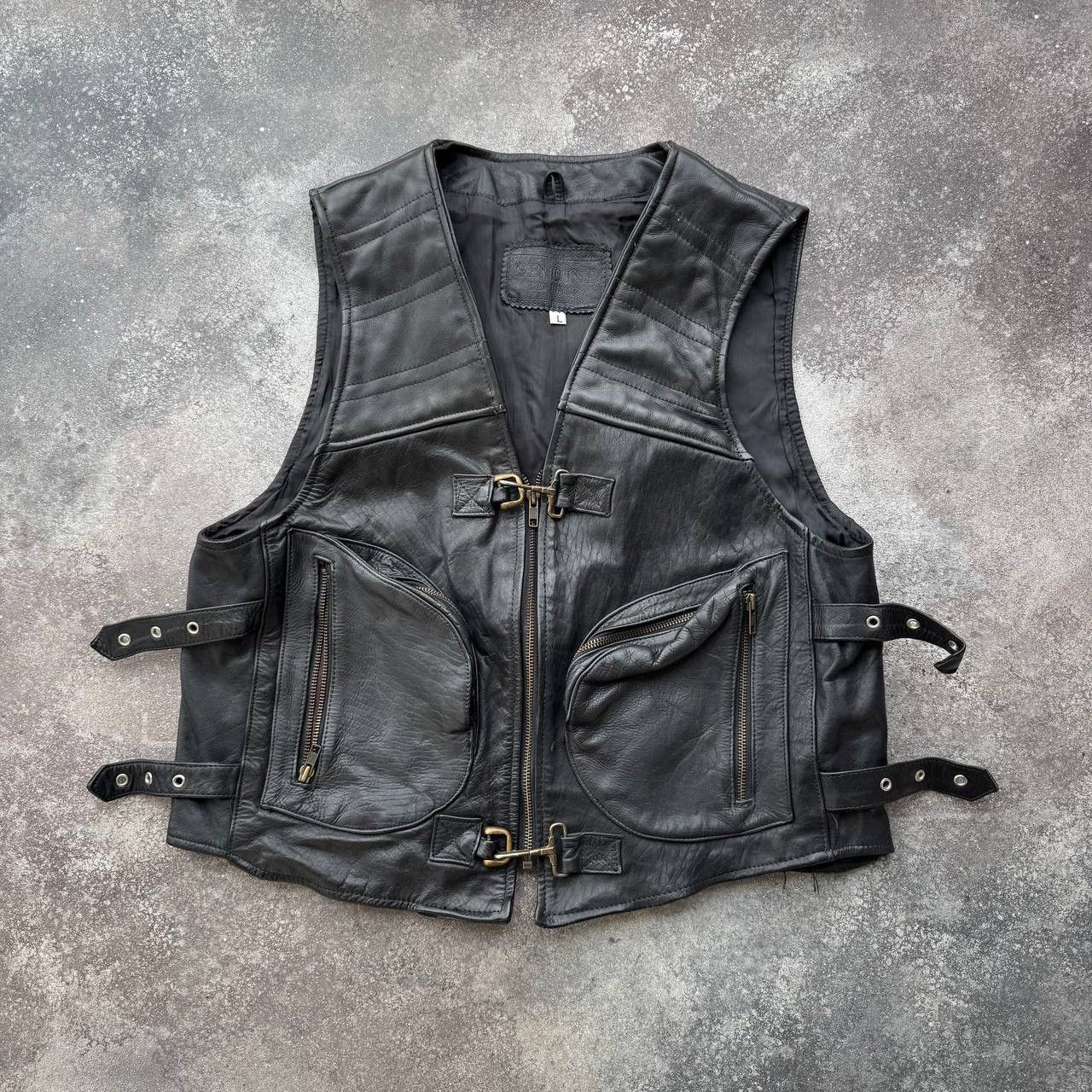 20471120 × Japanese Brand Amazing 90s Vintage Leather Motorcycle