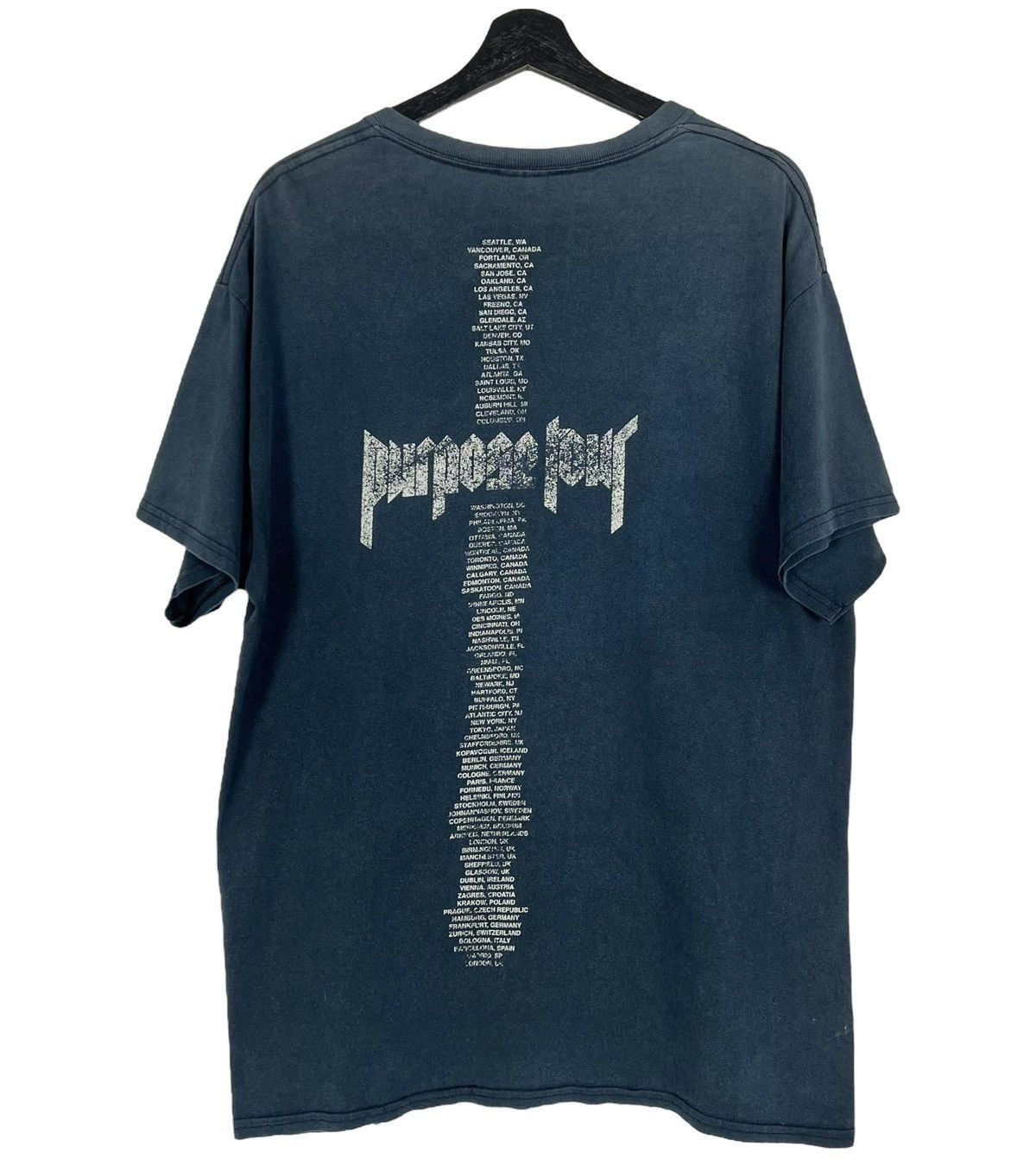 Justin Bieber Distressed Justin Bieber Purpose Tour Tee Size US L / EU 52-54 / 3 - 4 Thumbnail