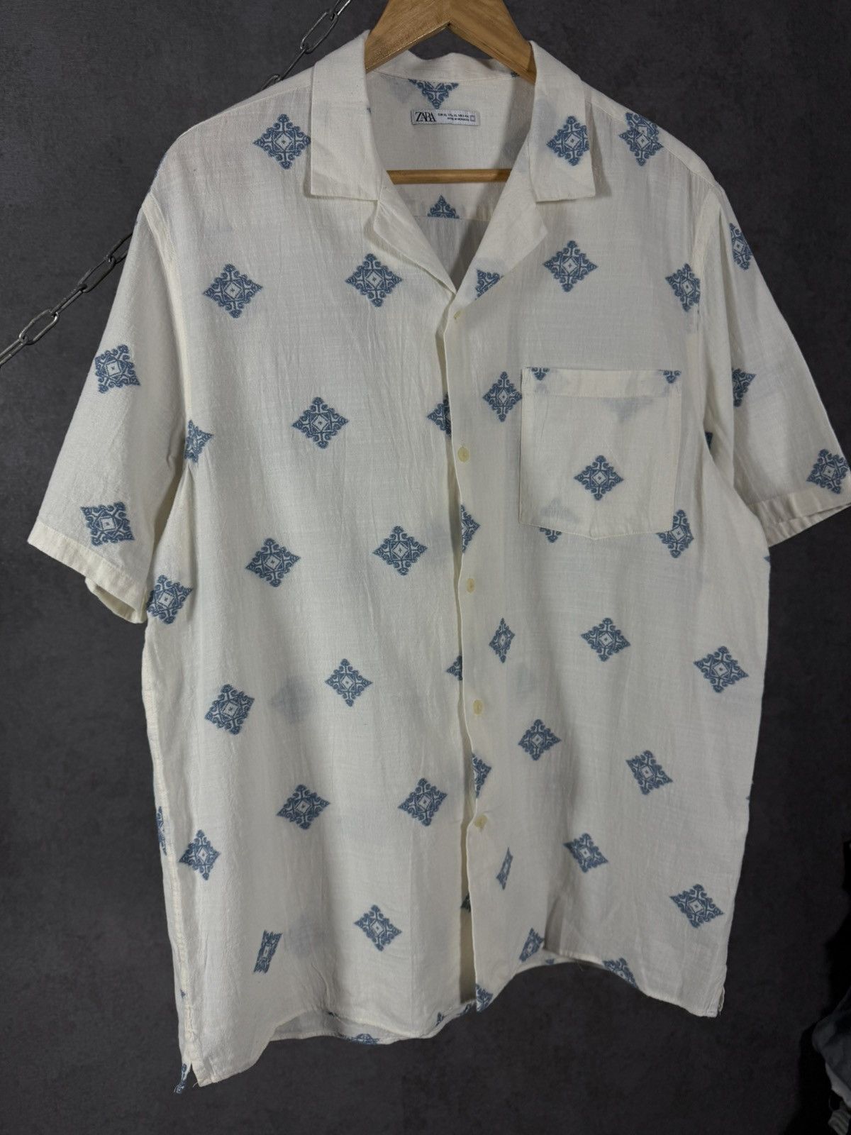 Zara Zara Man art crazy hawaiian designer shirt Size US XL / EU 56 / 4 - 3 Thumbnail