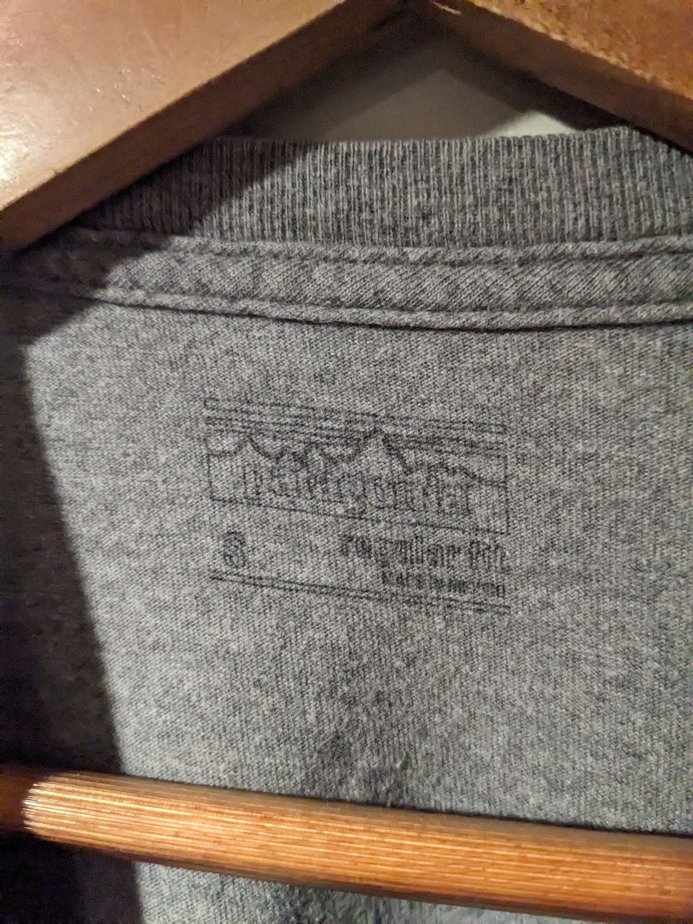 Designer × Patagonia Patagonia Logo Regular Fit Gray Small Long-Sleeve T-Shirt Size US S / EU 44-46 / 1 - 5 Thumbnail