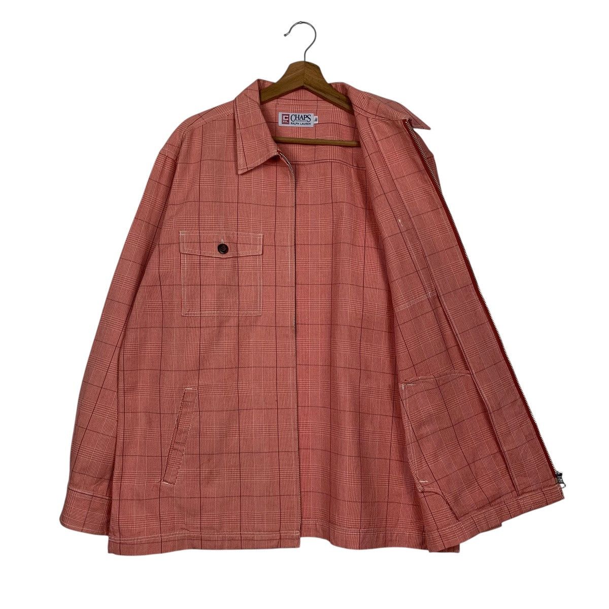 Chaps Ralph Lauren Chaps Ralph Lauren Tartan Zipper Jacket Size US L / EU 52-54 / 3 - 9 Thumbnail