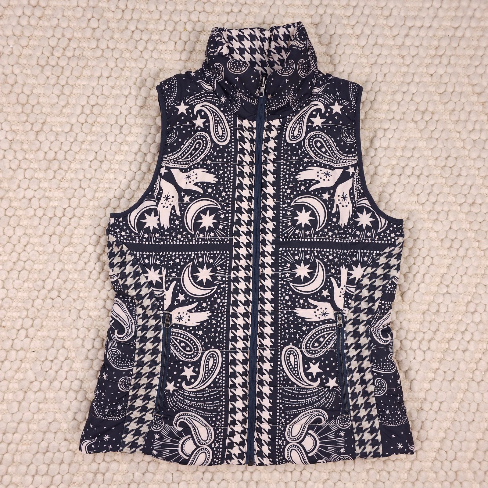 Johnny Was Johnny Was Sasha Reversible Vest Jacket Sz Medium Size M / US 6-8 / IT 42-44 - 7 Thumbnail
