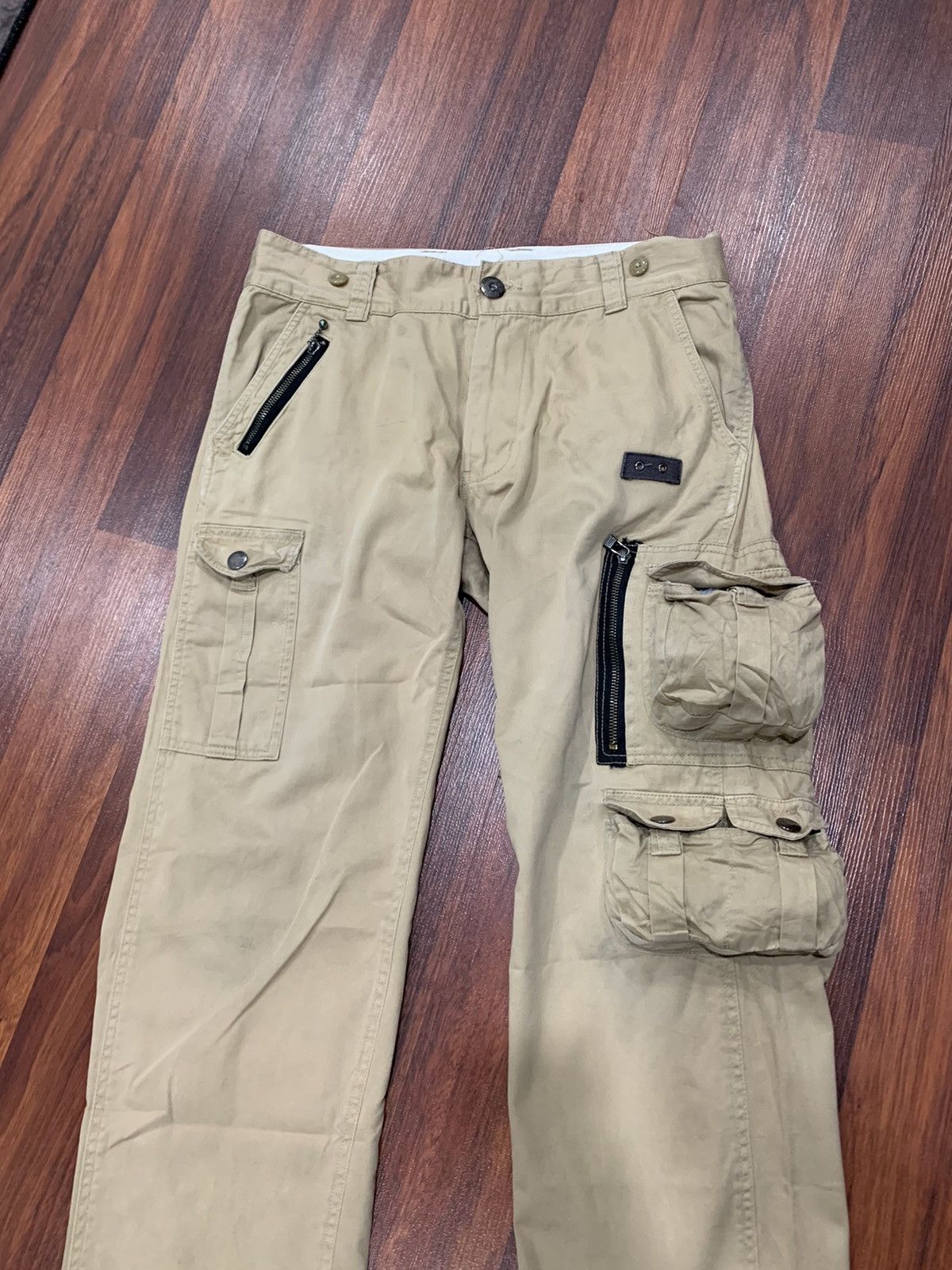 Japanese Brand Neutral Infinity Multipocket Cargo Pants Size US 32 / EU 48 - 2 Thumbnail