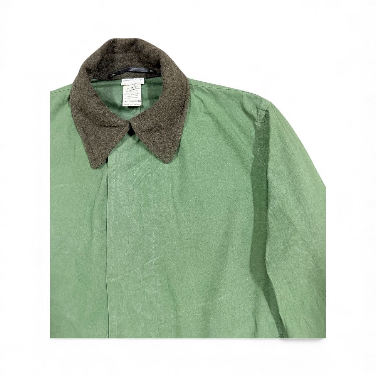 Dries Van Noten Dries Van Noten PU Waterproof Olive Green Field Jacket Size US M / EU 48-50 / 2 - 11 Thumbnail