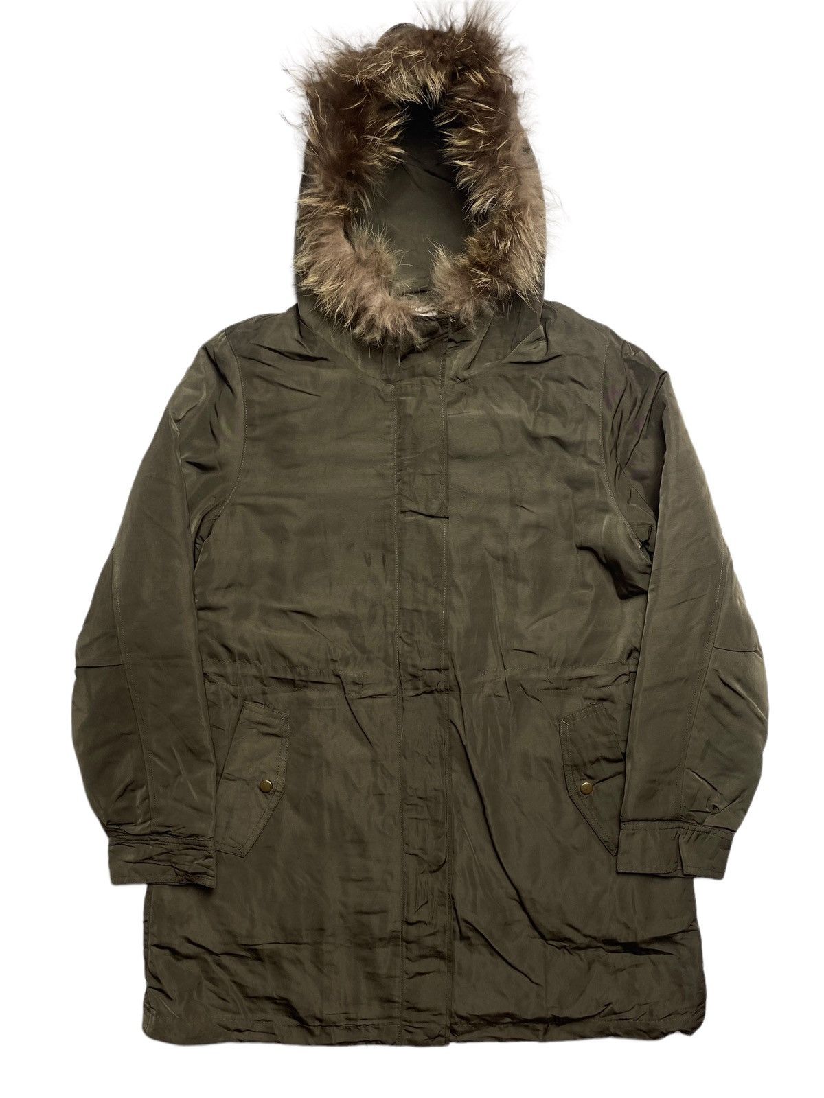 Japanese Brand × Tete Homme 2000s AS-IDEAL - Raccoon Fur Hoodie Long Jacket Size M / US 6-8 / IT 42-44 - 1 Thumbnail