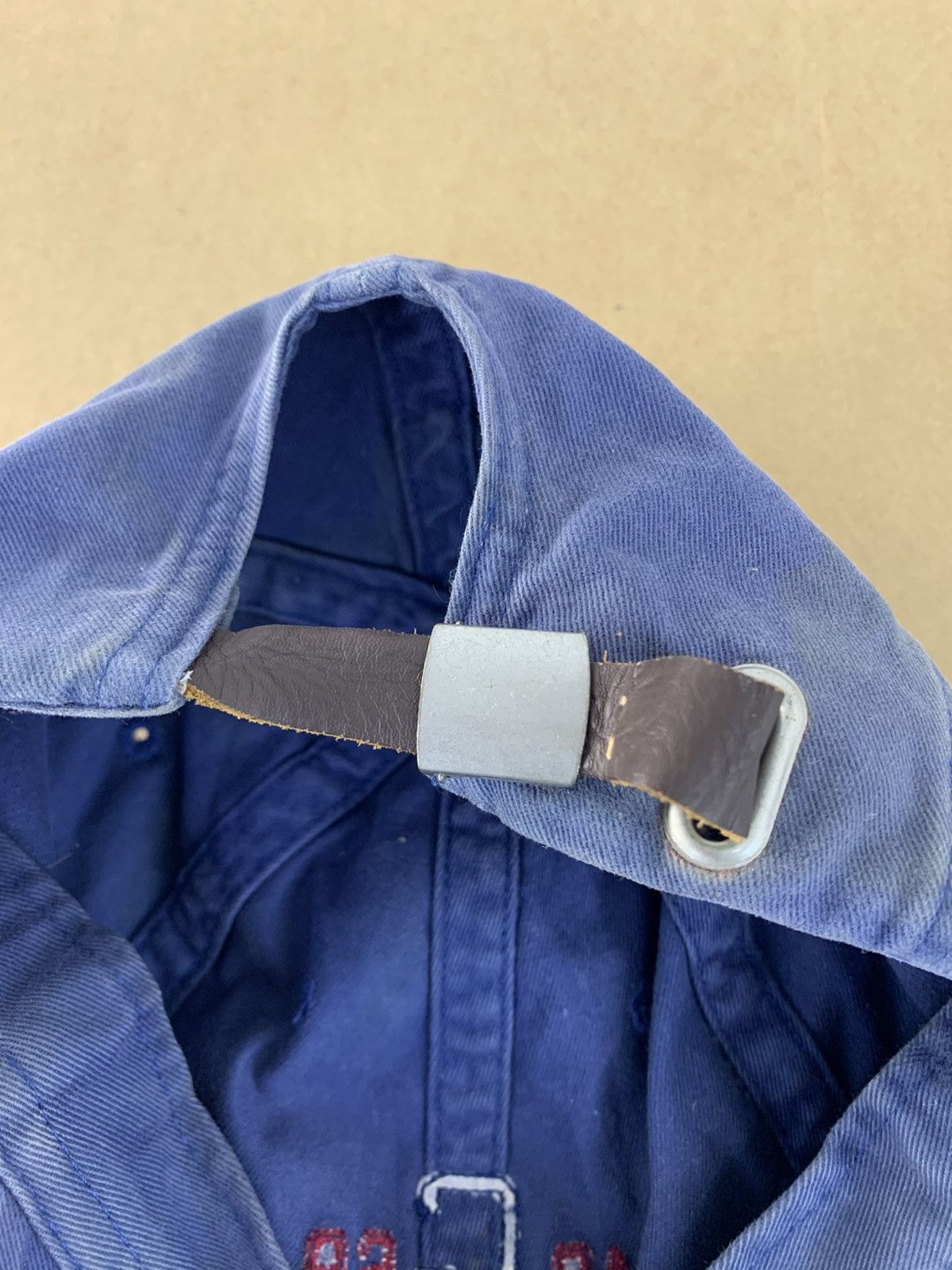 Gap Gap 1969 6 Panel Khakis Cap Spell Out Logo Adjustable Zip Size ONE SIZE - 5 Thumbnail