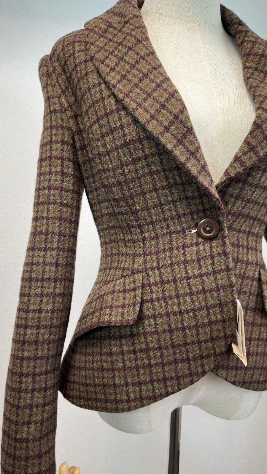 Other Lena Hoschek Women's Montgomery Wool Jacket herb garden Size XS / US 0-2 / IT 36-38 - 5 Thumbnail