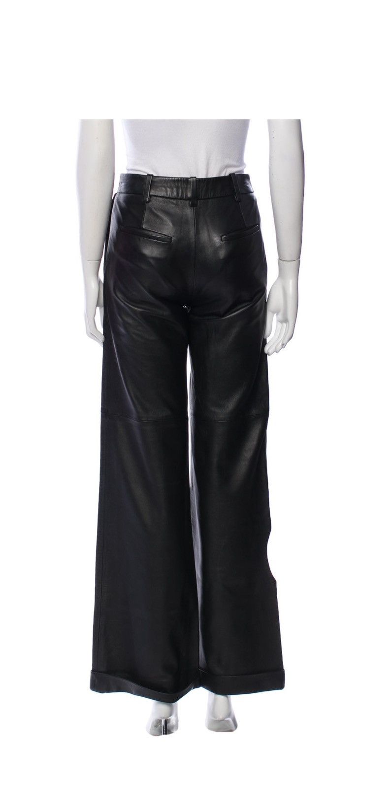 Off-White OFF WHITE LEATHER PANTS Size 25" / US 0 / IT 36 - 3 Thumbnail
