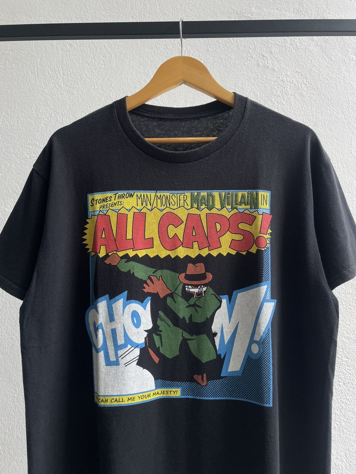 MF Doom Very Rare Vintage MF DOOM Madvillian All Caps Shirt Size US L / EU 52-54 / 3 - 2 Thumbnail