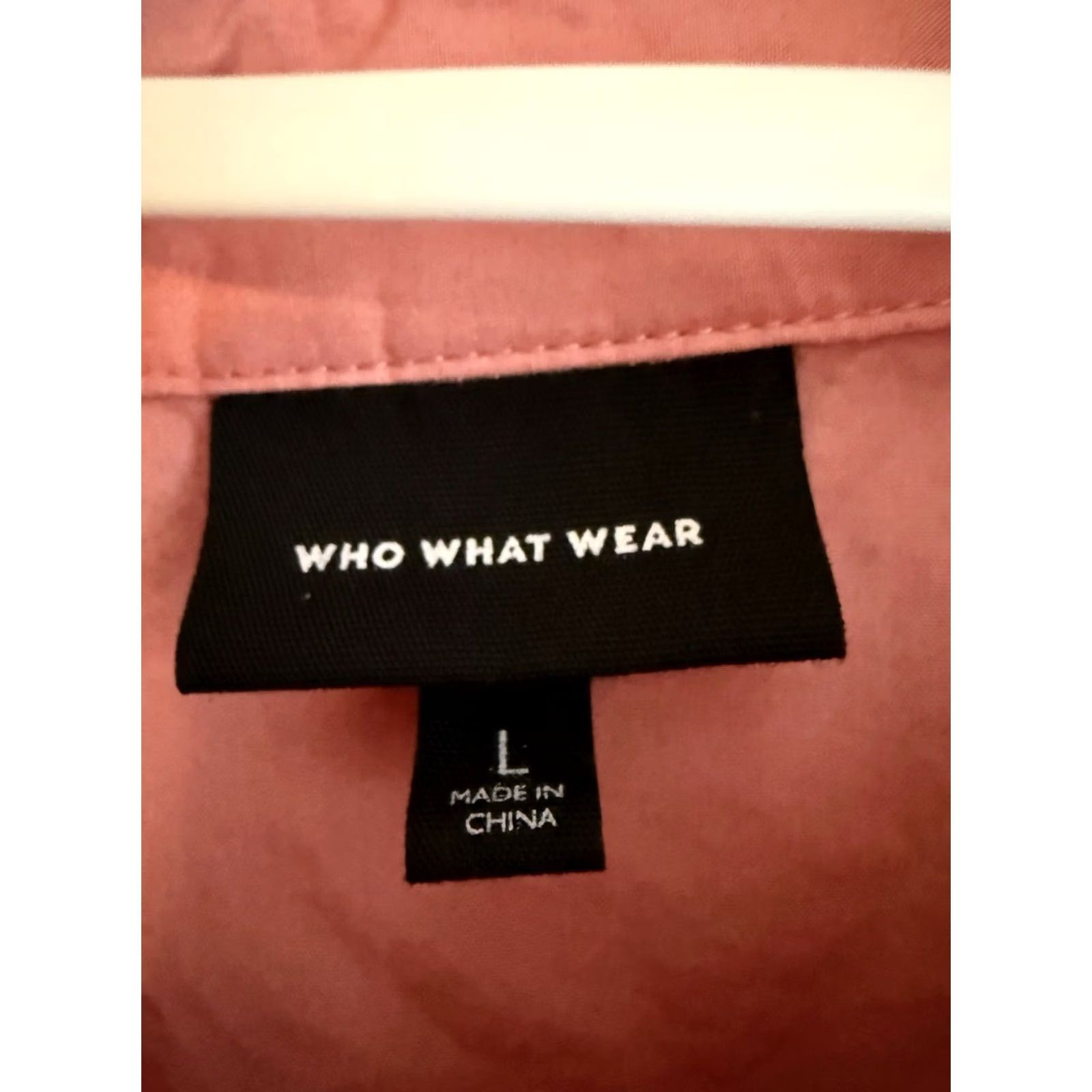 Vintage WHO WHAT WEAR Jumpsuit Women’s Wide Leg One-Piece Pink Black L Size 36" / US 14 / IT 50 - 3 Thumbnail