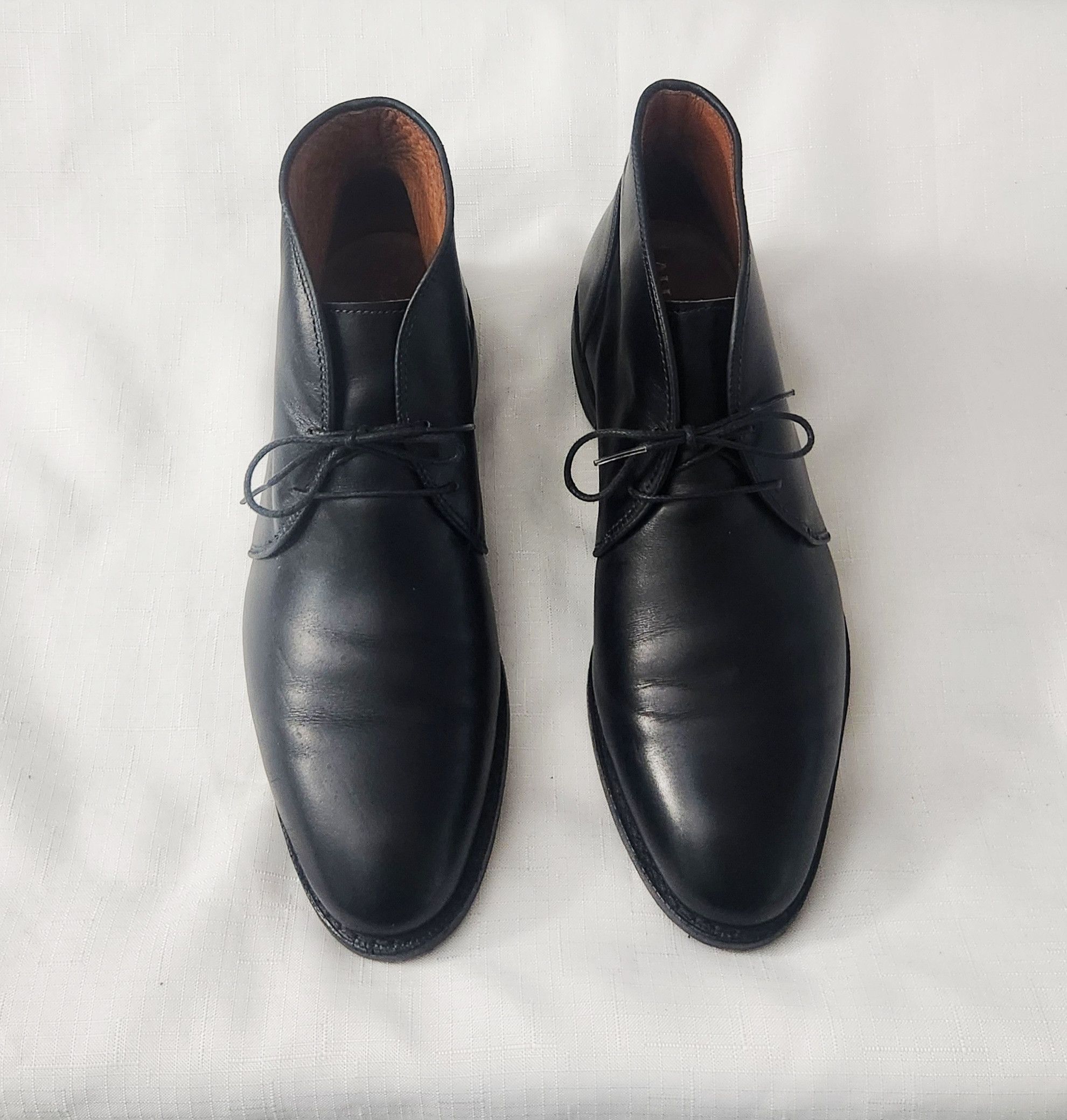Allen Edmonds Mens Williamsburg Black Leather Chukka Boots