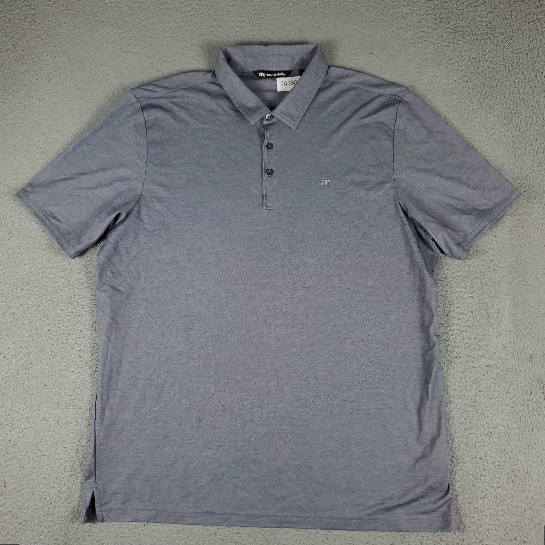 TravisMathew Travis Mathew Polo Shirt Mens 2XL Blue Casual Short Sleeve Activewear Size US XXL / EU 58 / 5 - 2 Thumbnail