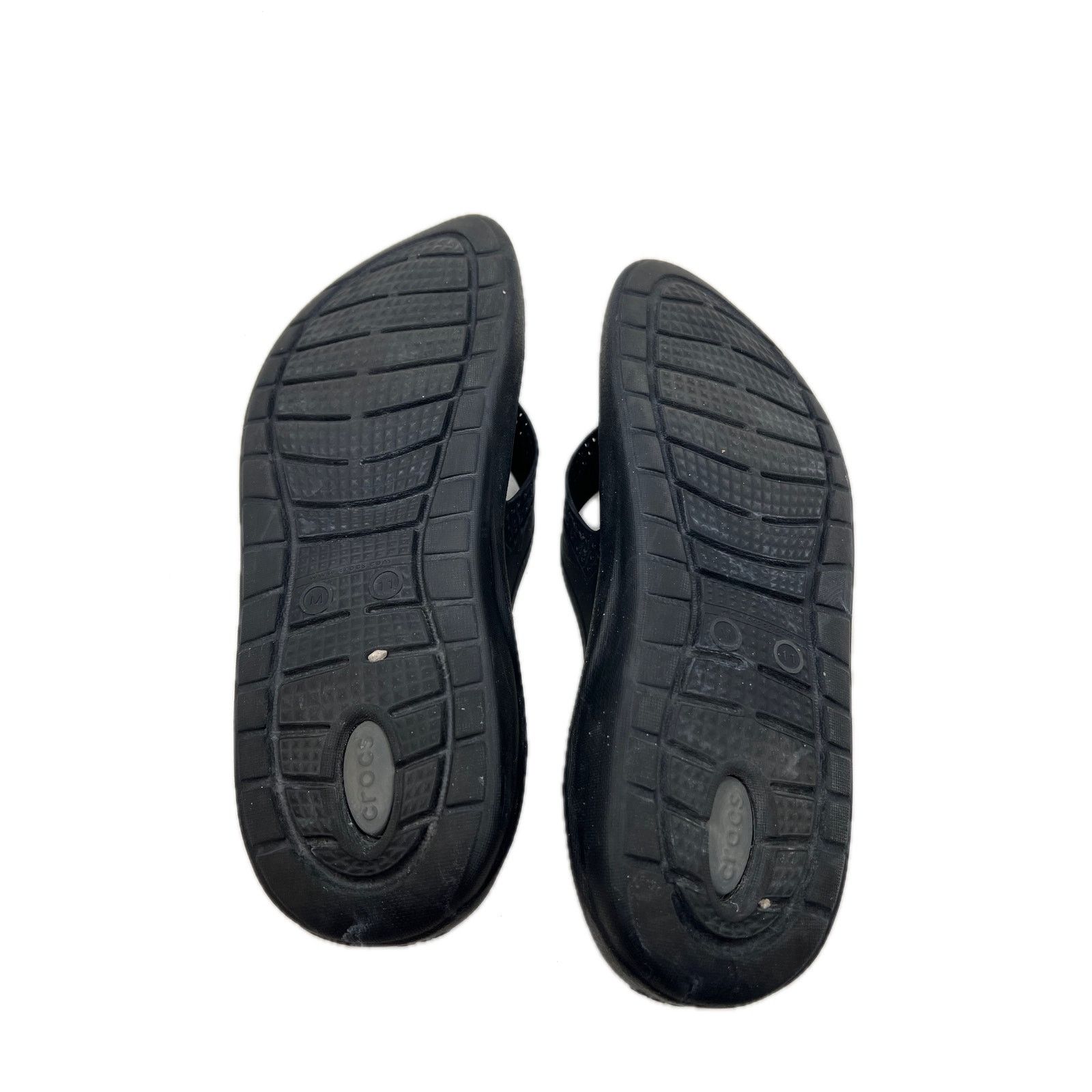 Crocs Crocs Splash Flip Sandals Black Gray Mens Size 11 Size US 11 / EU 44 - 3 Thumbnail