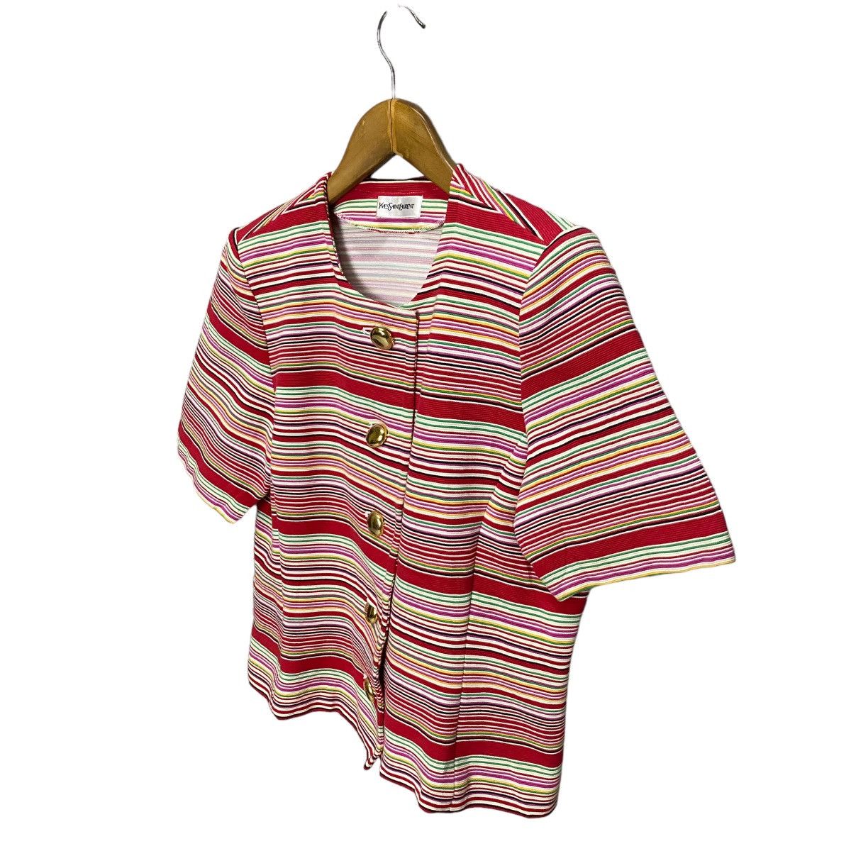 Yves Saint Laurent Yves Saint Laurent vintage striped button dress Size M / US 6-8 / IT 42-44 - 2 Thumbnail