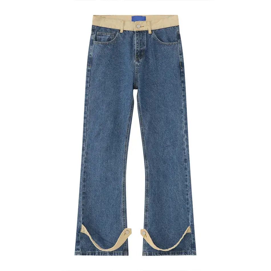 Japanese Brand Retro straight leg casual loose slightly flared jeans Size US 32 / EU 48 - 5 Thumbnail