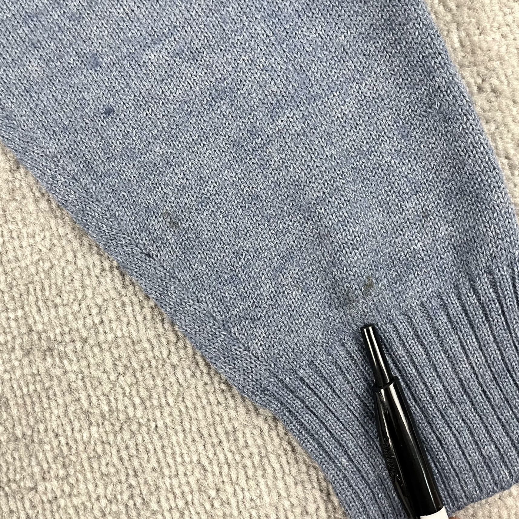 Vintage Northern Isles Men Sweater XL Blue Wool Alpaca Quarter Zip Pullover Jumper Size US XL / EU 56 / 4 - 7 Thumbnail
