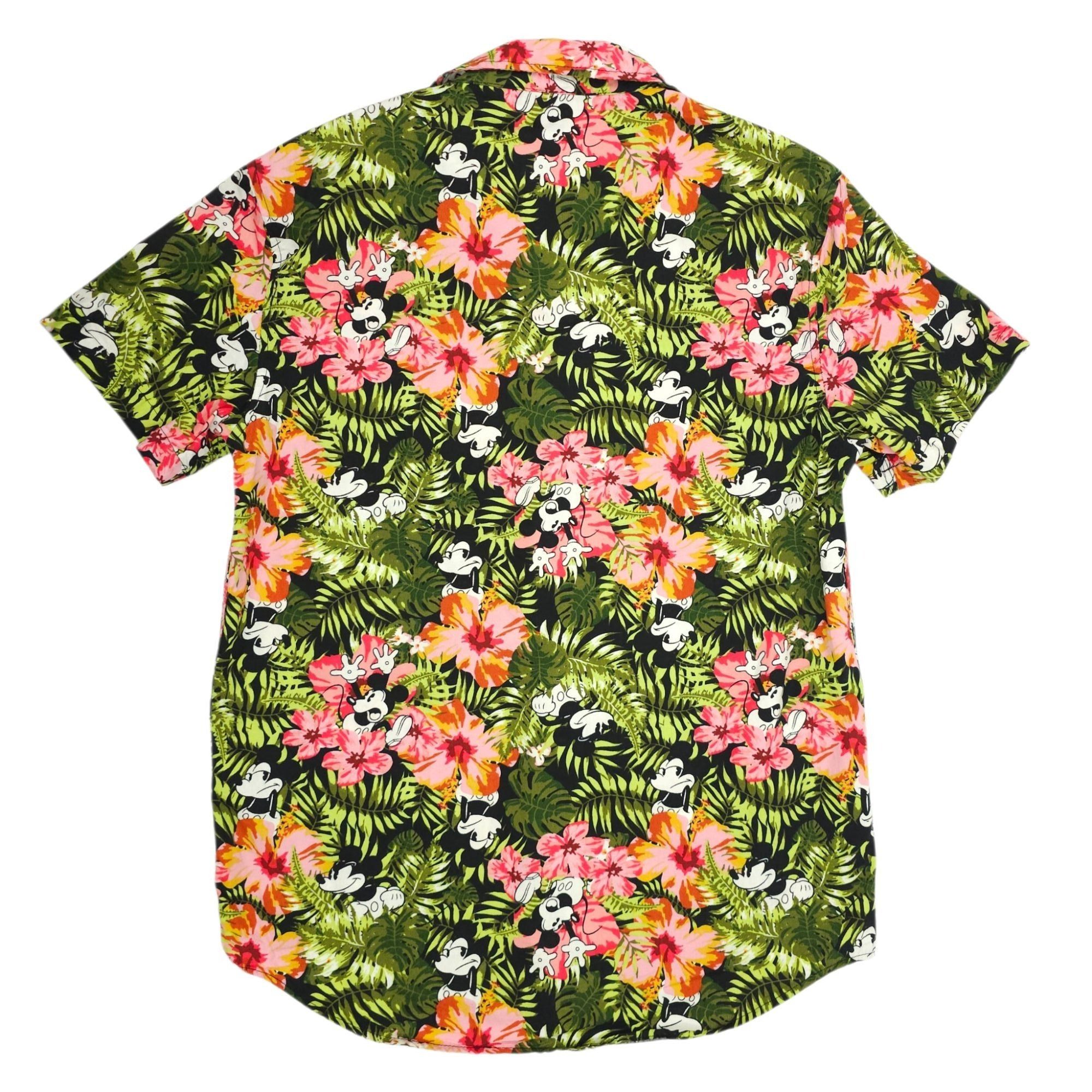 Disney Disney Mickey Mouse Button Down Shirt Small Tropical Floral Size US S / EU 44-46 / 1 - 10 Thumbnail