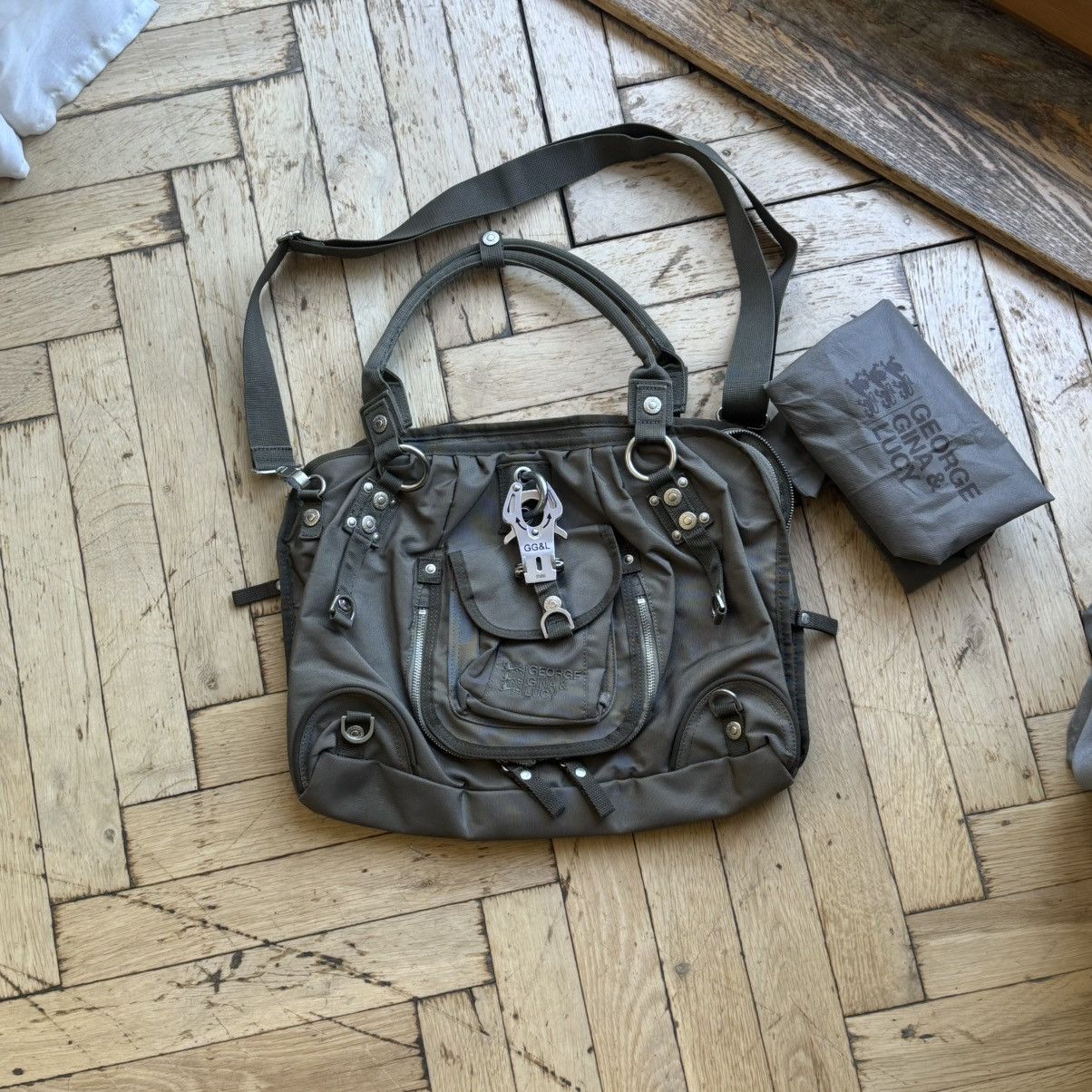GEORGE GINA&LUCY GG&L 2WAYバッグ グリーン系（George Gina
