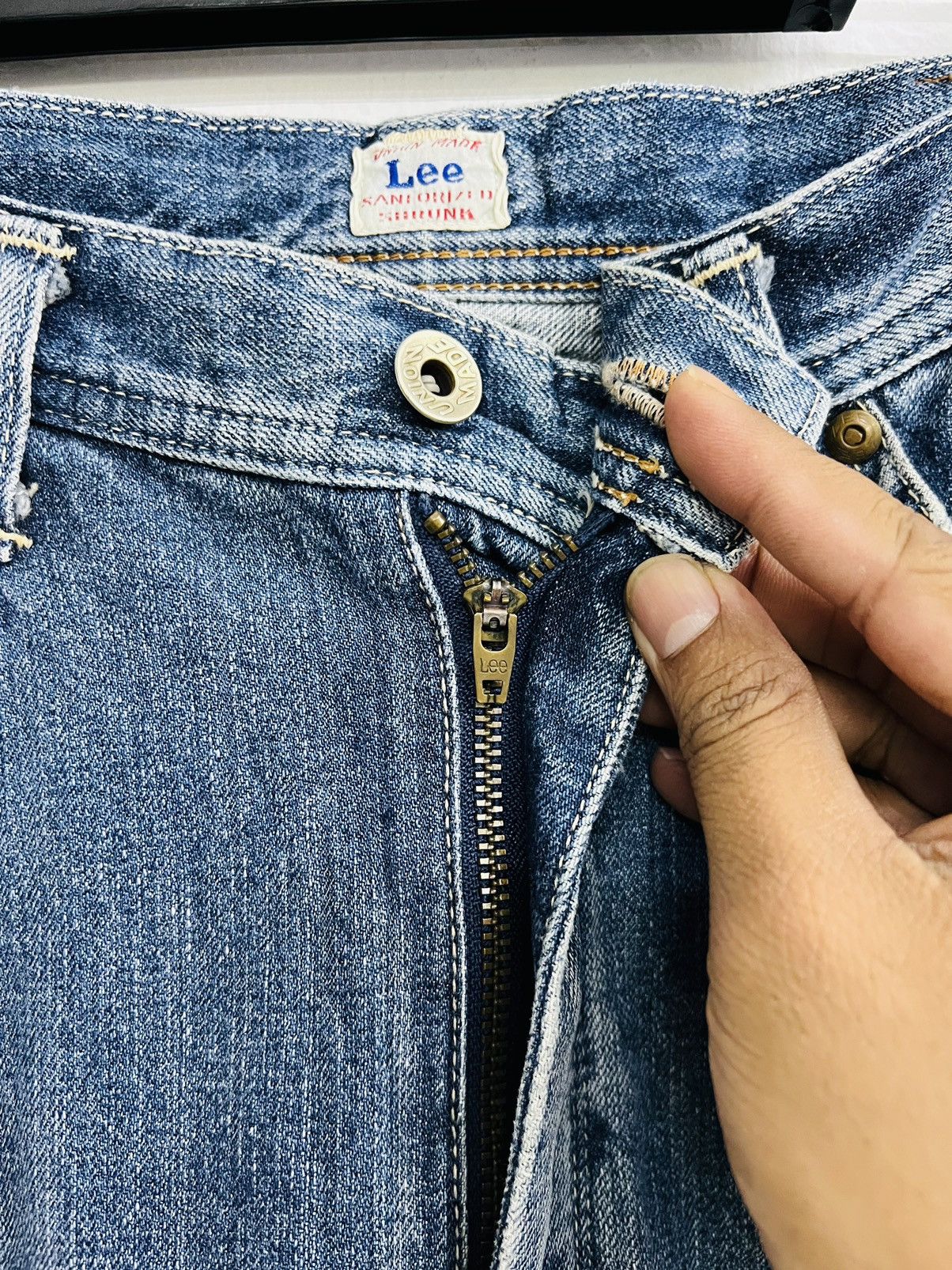 Lee × Vintage Vintage Lee Union Made Sanforized Denim Size US 32 / EU 48 - 6 Thumbnail