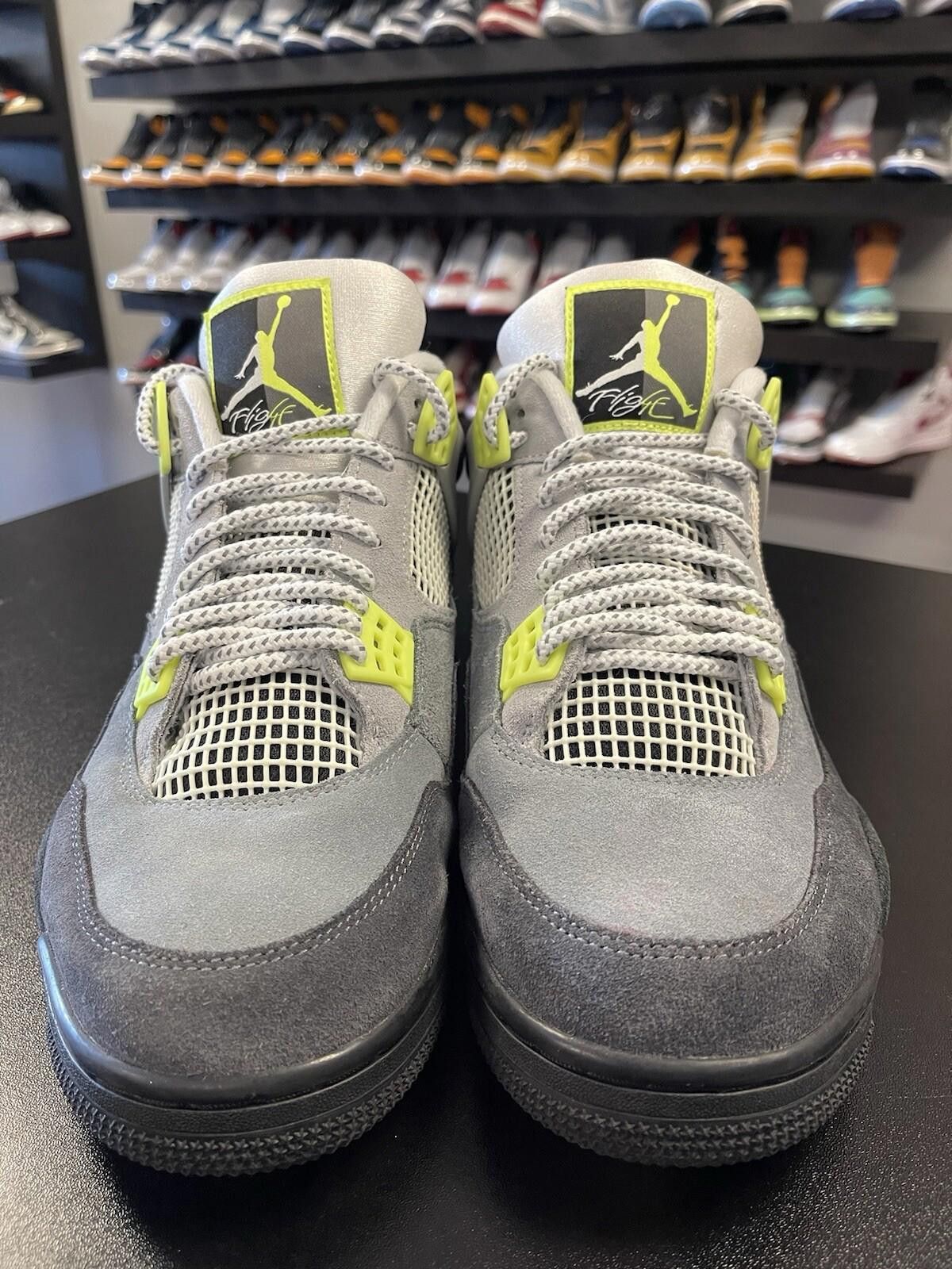 Jordan Brand Size 11.5 - Nike Air Jordan 4 Retro Mid Neon 95 CT5342-007 Size US 11.5 / EU 44-45 - 2 Thumbnail