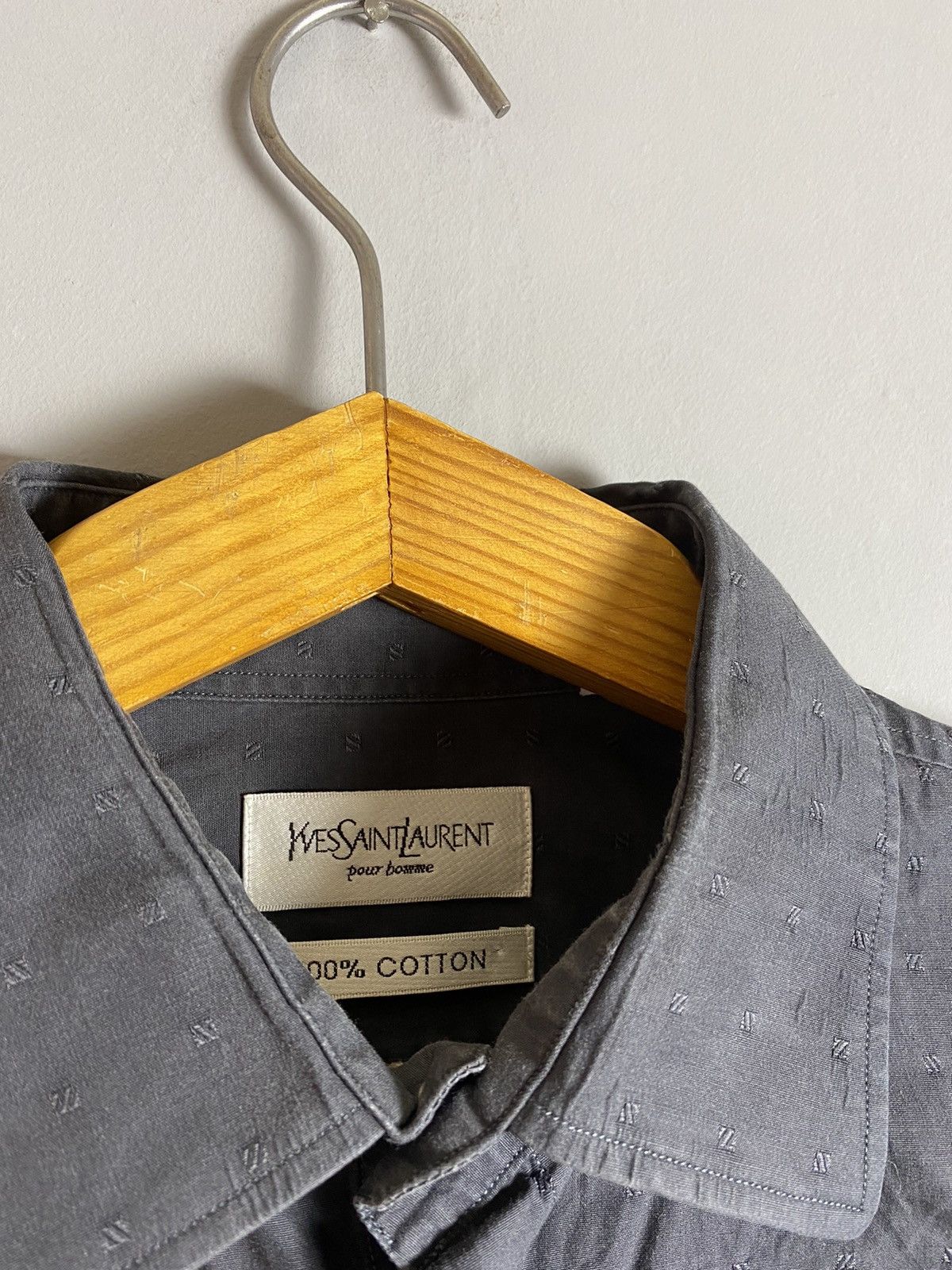 Yves Saint Laurent Vintage 90s YSL Yves Saint Laurent shirt Size US L / EU 52-54 / 3 - 4 Thumbnail