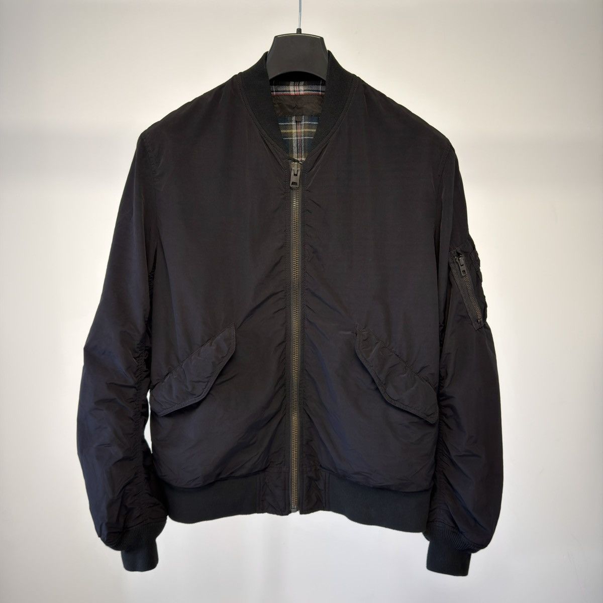 Comme des Garcons A/W 15 Over Dyed Black Bomber Jacket Size US L / EU 52-54 / 3 - 2 Thumbnail