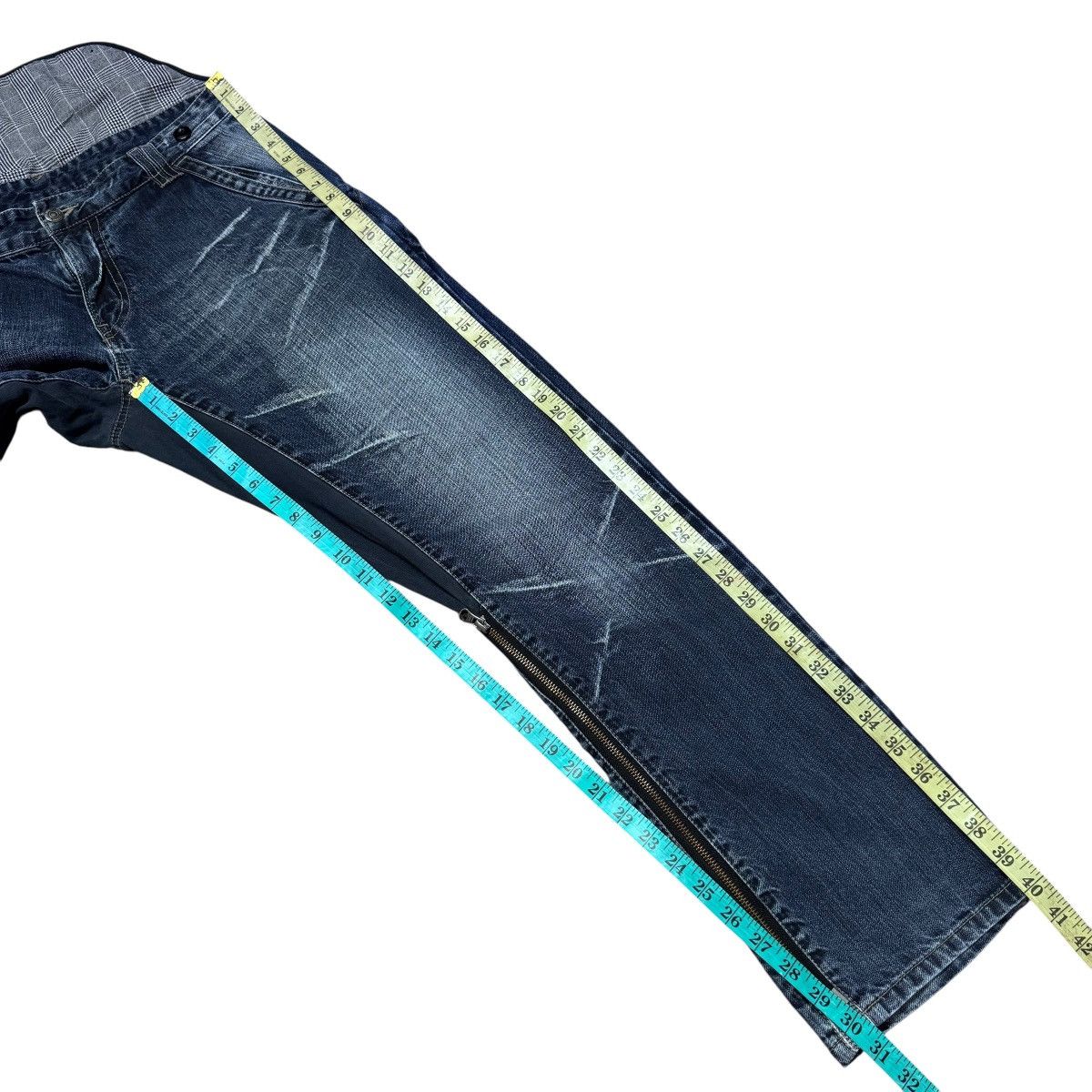 PPFM PPFM Cyborg Bondage Denim Jeans Size US 32 / EU 48 - 22 Thumbnail