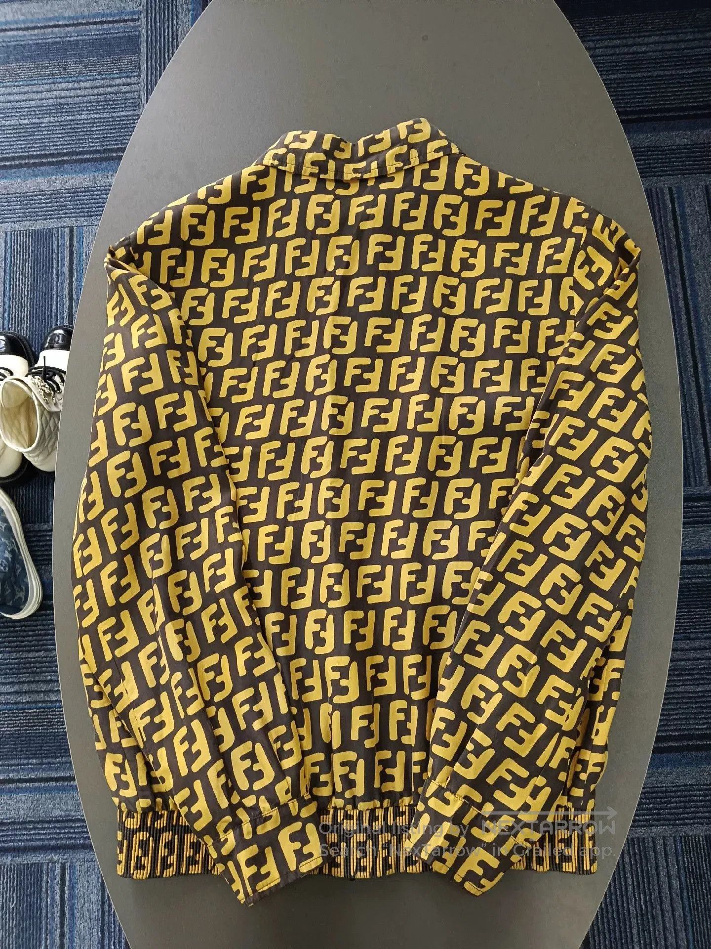 Fendi fendi reversible logo jacket yellow red. Size US L / EU 52-54 / 3 - 2 Thumbnail