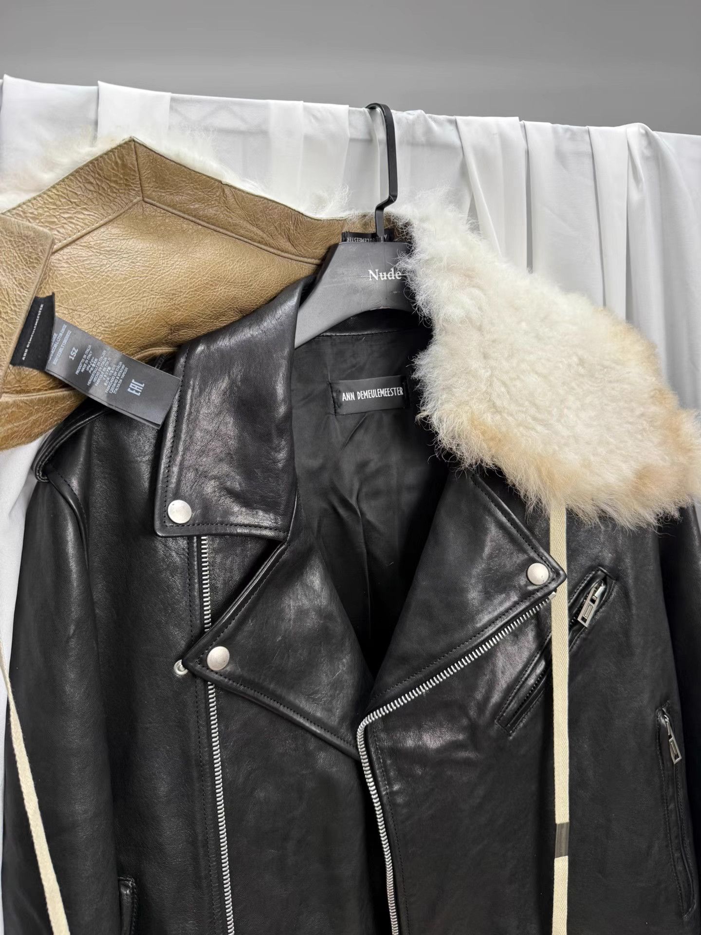Ann Demeulemeester Ann Demeulemeester 24AW Extra Long Biker Coat K20 Size US M / EU 48-50 / 2 - 6 Thumbnail