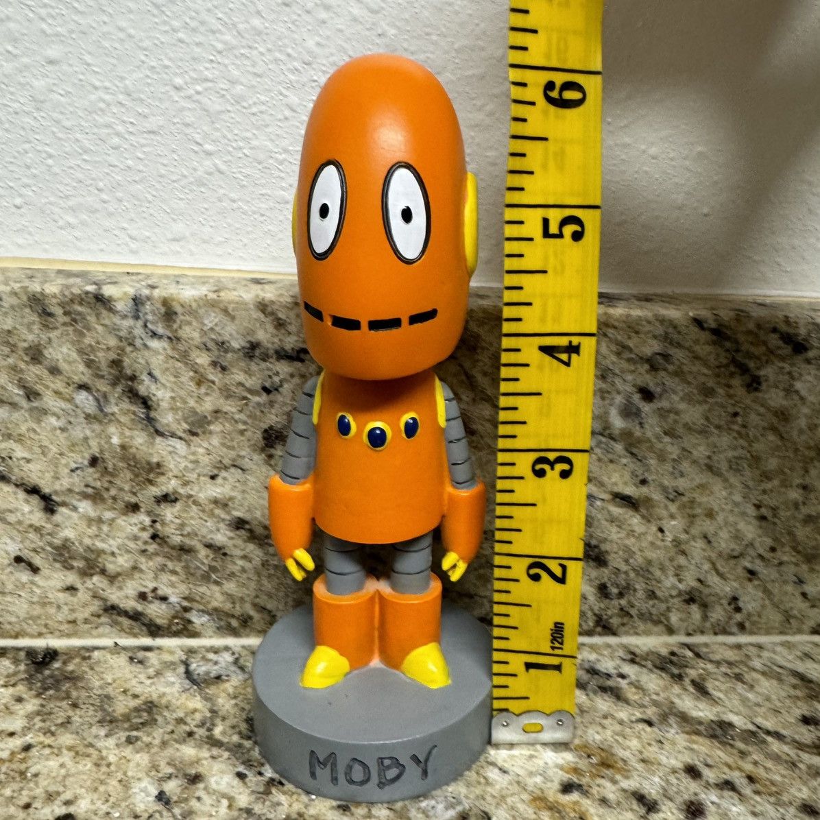 Vintage 2018 BrainPoP Tim Moby The Robot Bobblehead (Very Rare) Size ONE SIZE - 7 Thumbnail