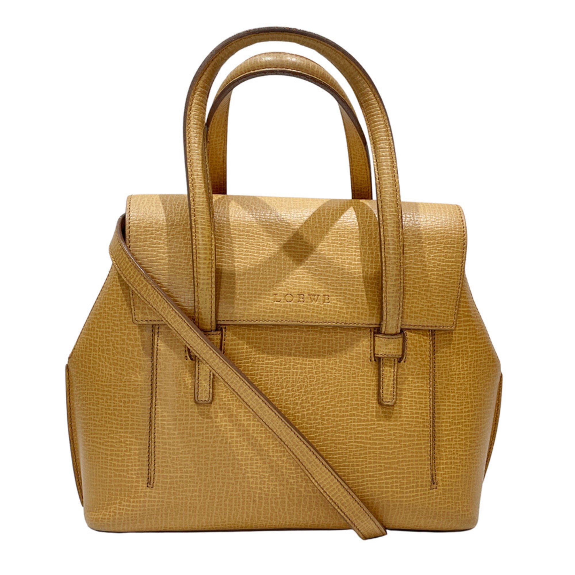 Loewe bicolor logo embossed 2way bag sale