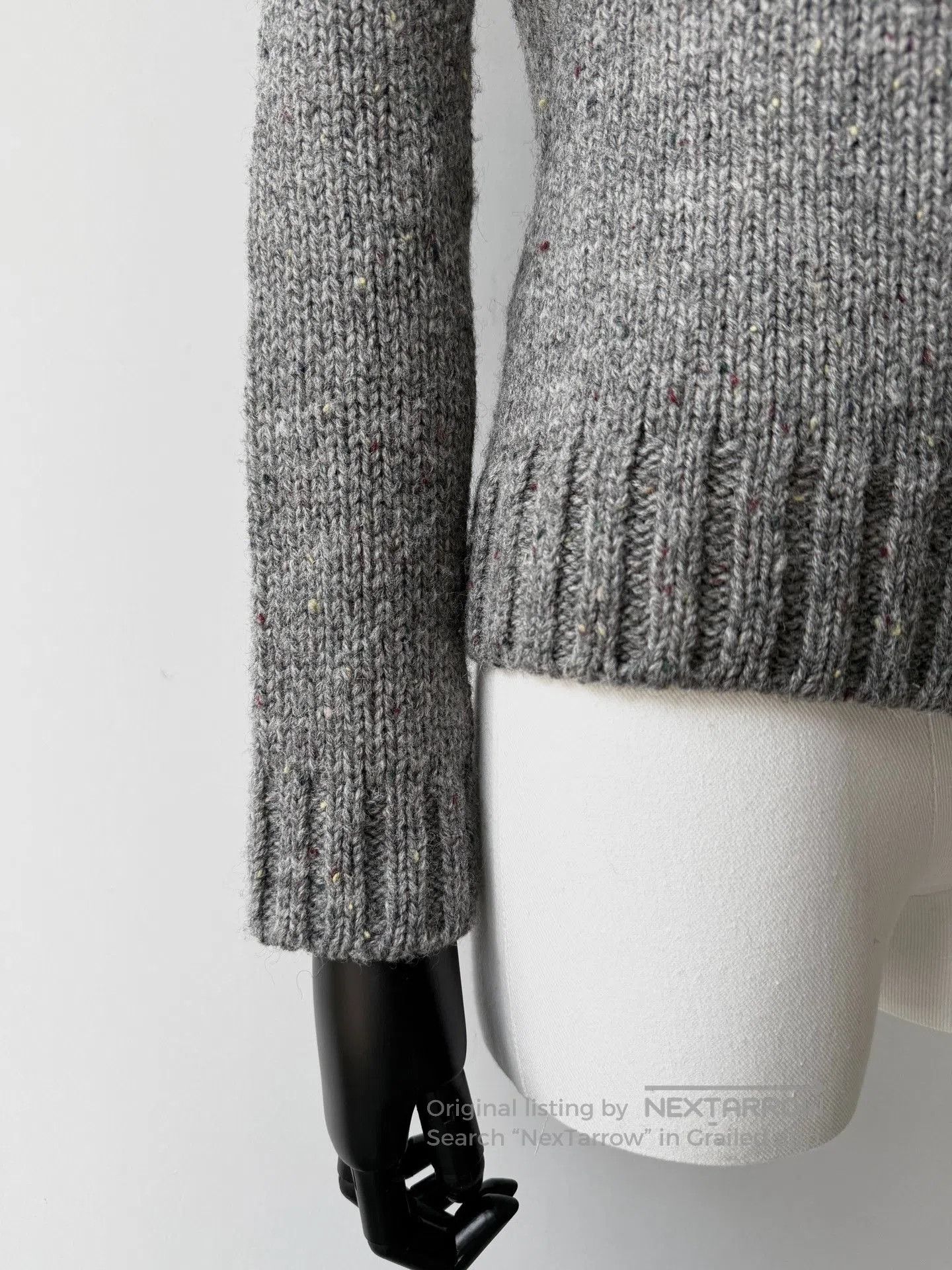 Yohji Yamamoto Yohji Yamamoto Y's 11AW Heathered Wool Cardigan. Size M / US 6-8 / IT 42-44 - 4 Thumbnail