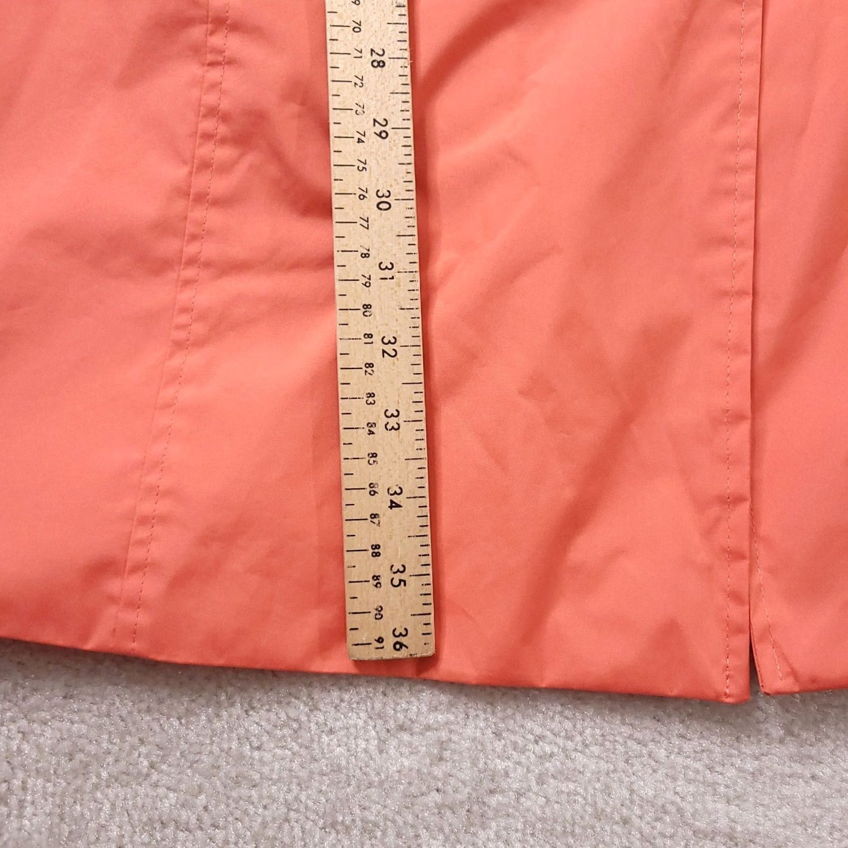 Vintage Totes Womens Orange Long Sleeves Pockets Button Up Rain Coat Large Coat Mens? Size L / US 10 / IT 46 - 5 Thumbnail