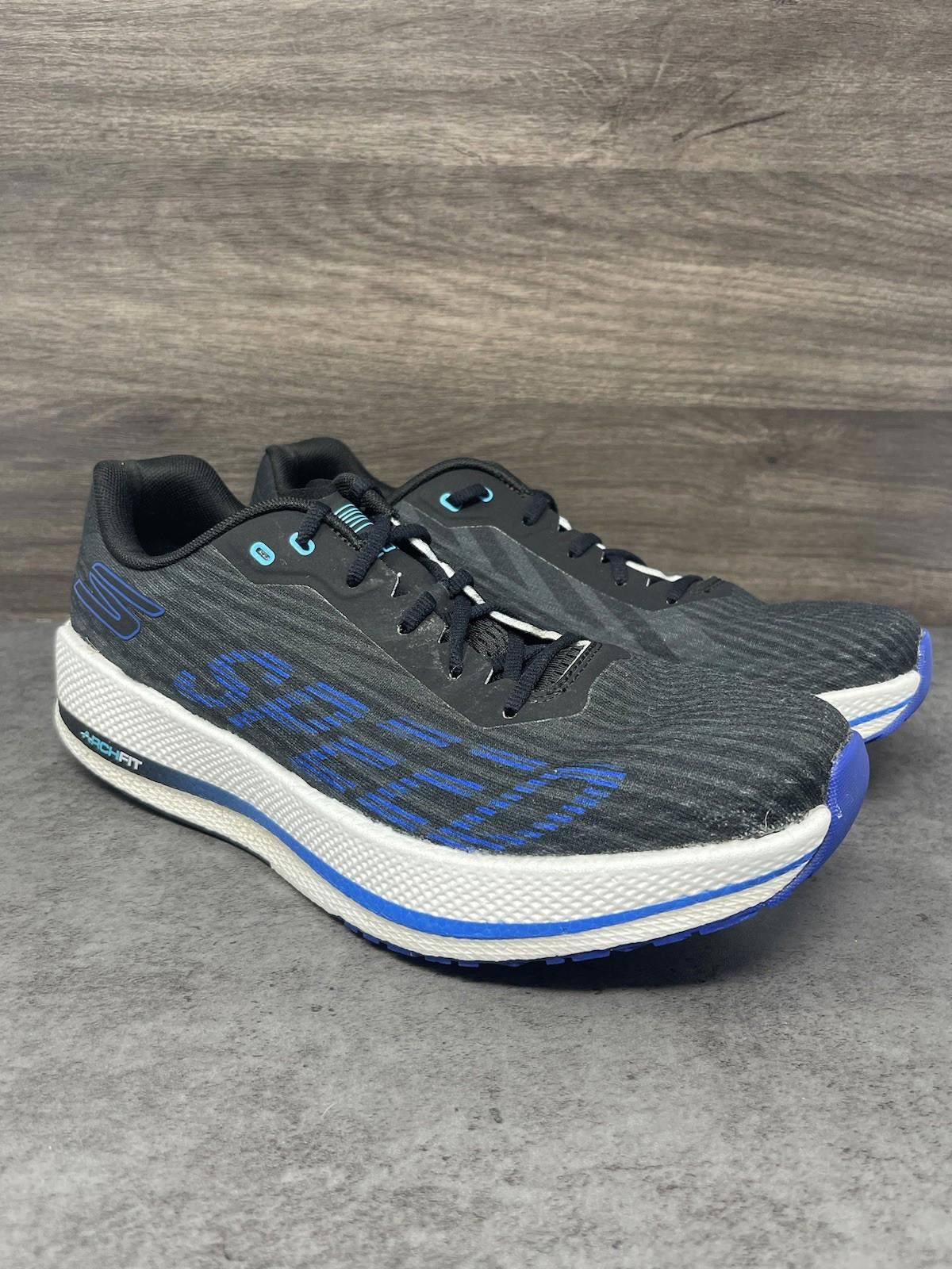 SKECHERS Skechers GO Run Arch Fit Razor 4 Shoes Mens Size 11 Black Size US 11 / EU 44 - 4 Thumbnail